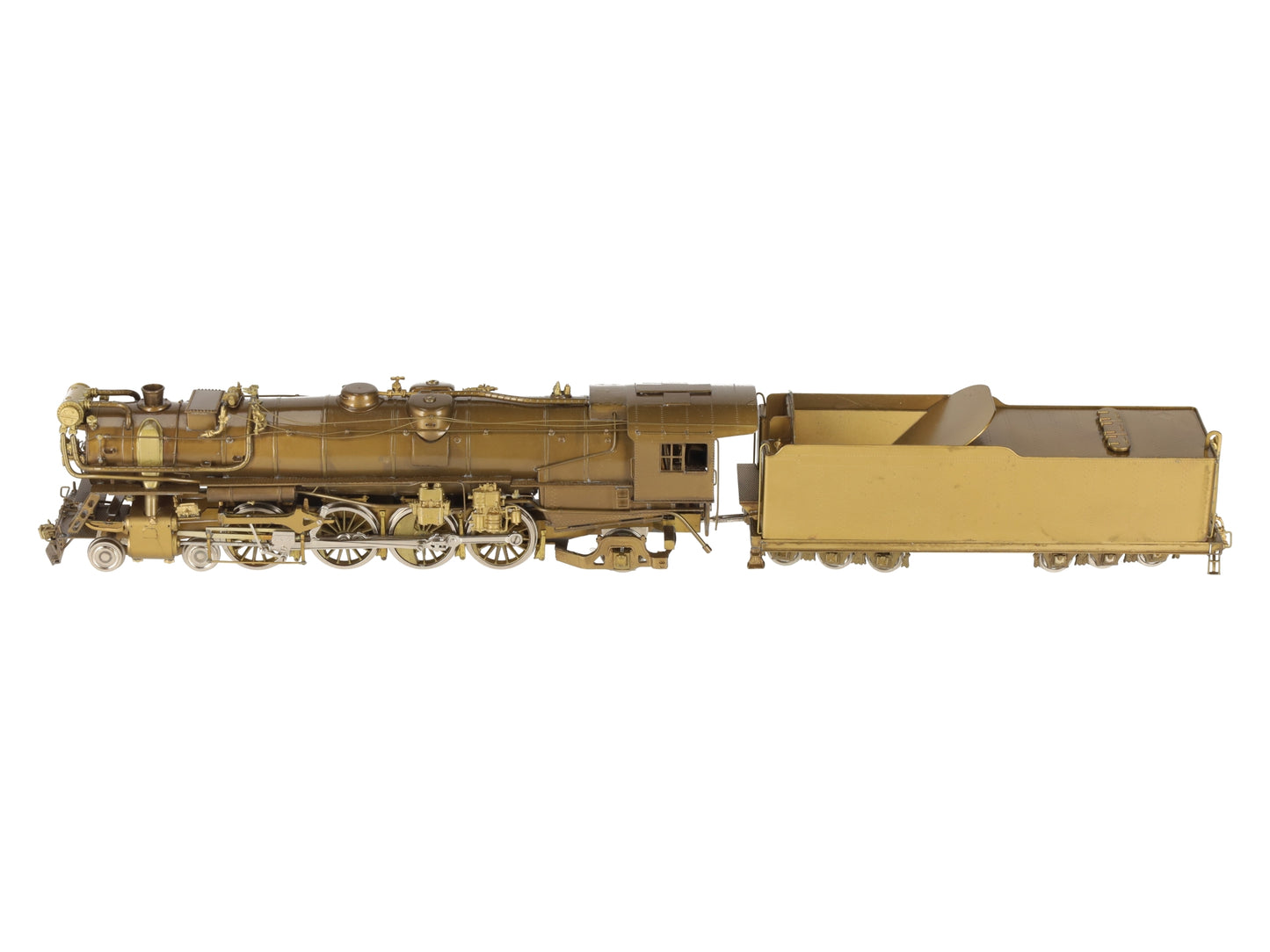 Custom NJ Brass ST-218 HO Scale BRASS NH Class R-3a 4-8-2 Steam Loco - unpainted EX/Box