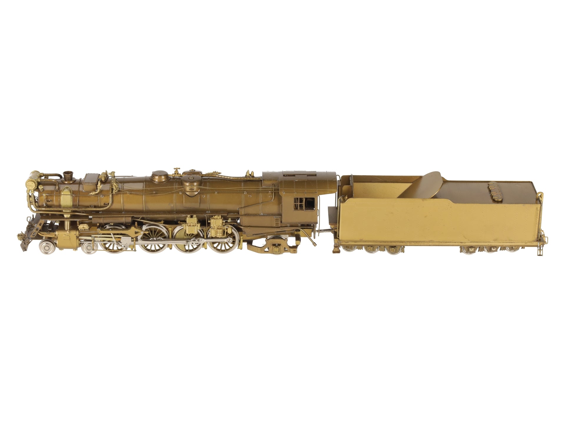 Custom NJ Brass ST-218 HO Scale BRASS NH Class R-3a 4-8-2 Steam Loco - unpainted EX/Box