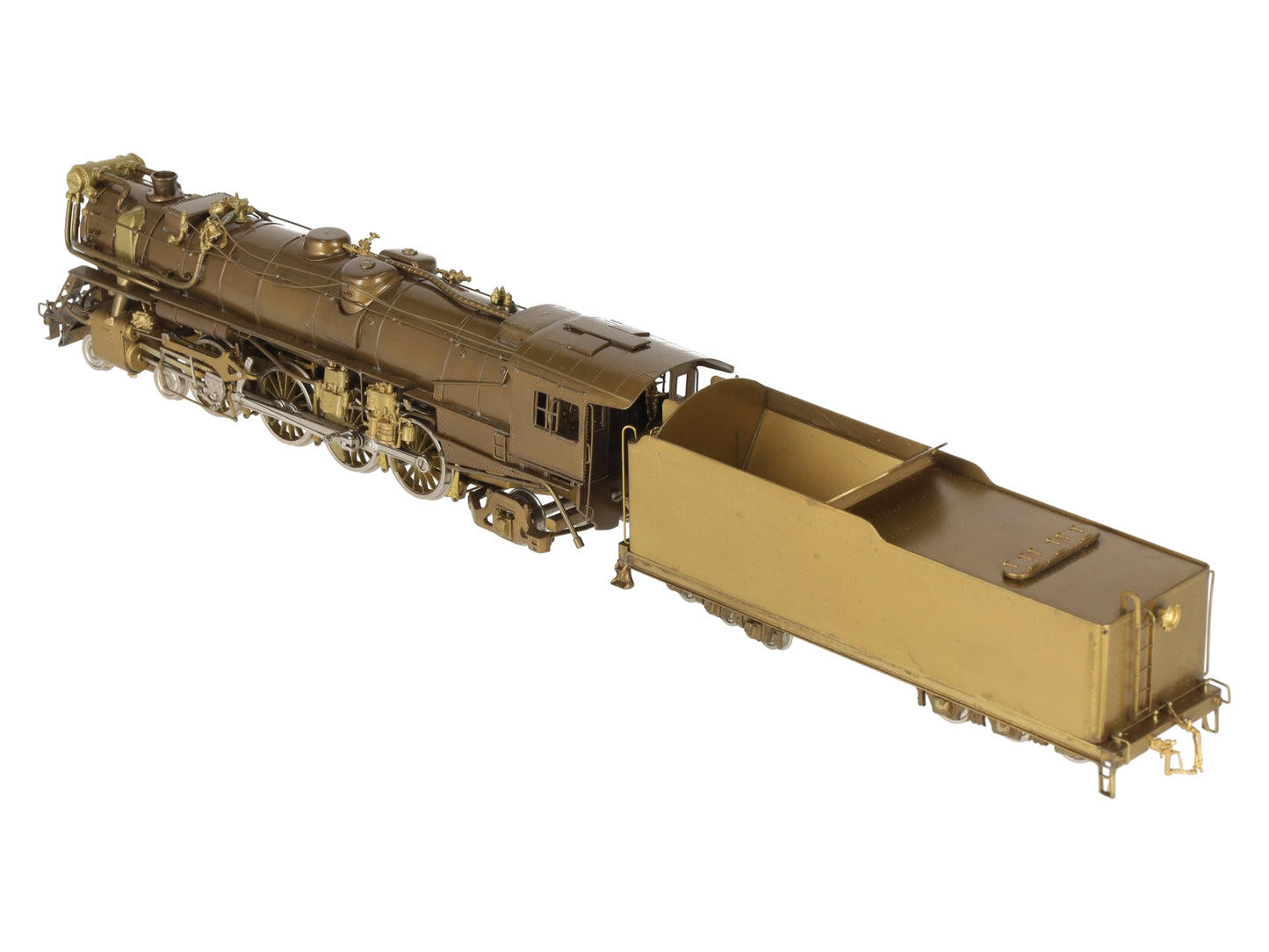 Custom NJ Brass ST-218 HO Scale BRASS NH Class R-3a 4-8-2 Steam Loco - unpainted EX/Box