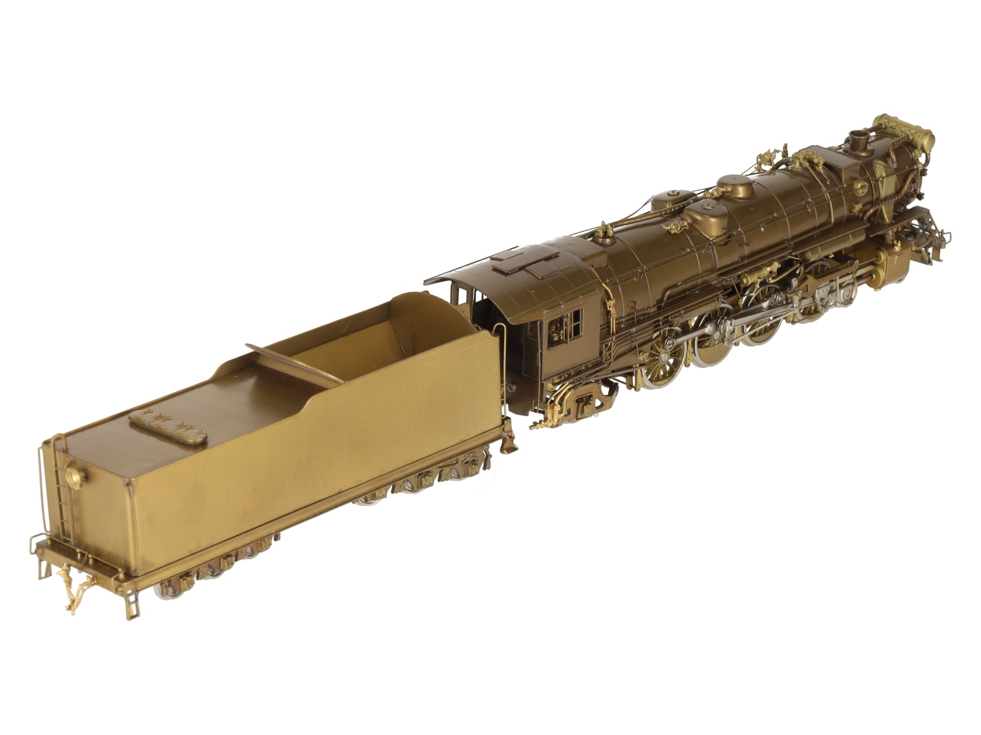 Custom NJ Brass ST-218 HO Scale BRASS NH Class R-3a 4-8-2 Steam Loco - unpainted EX/Box