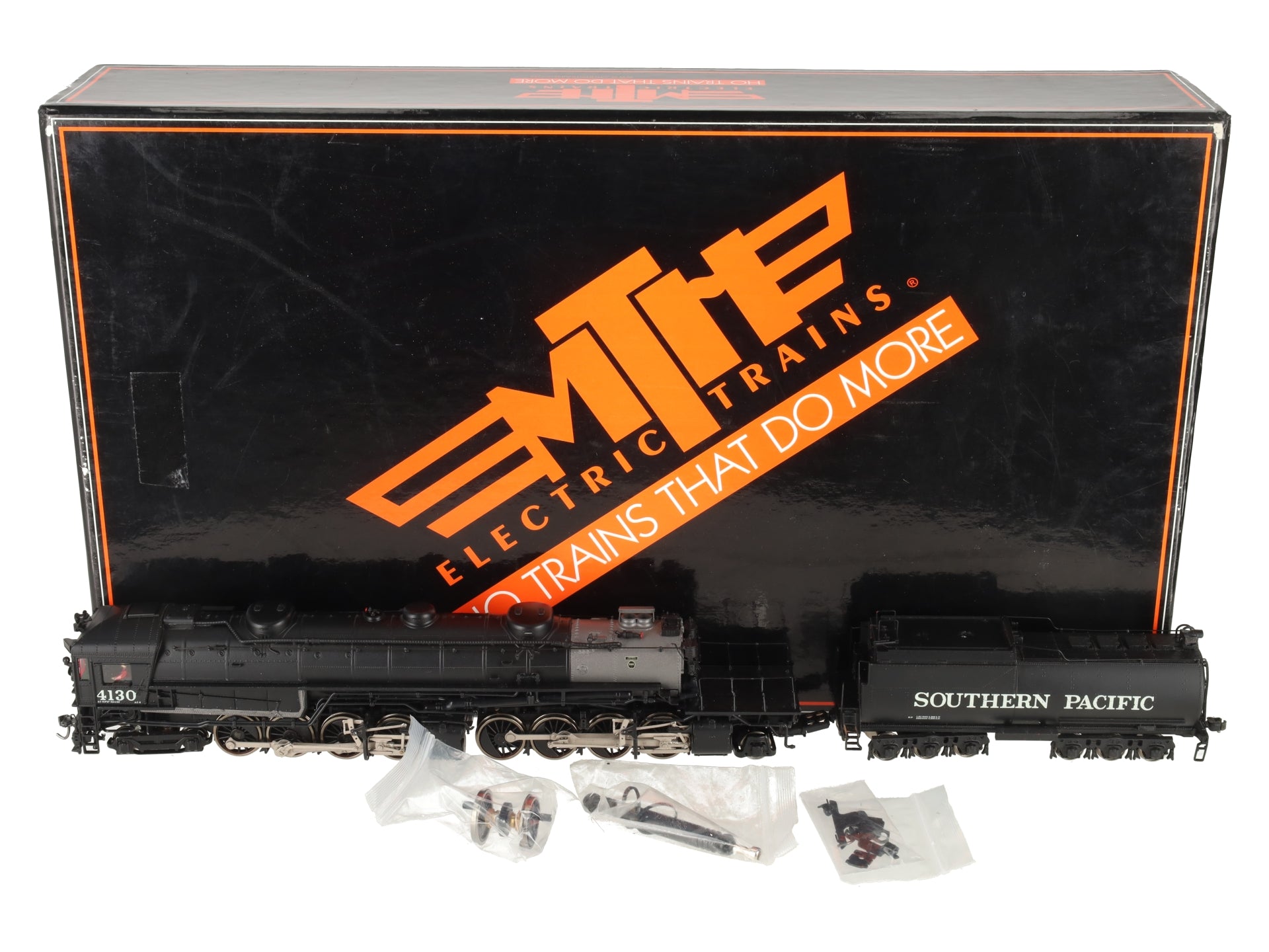 MTH 80-3274-1 HO Southern Pacific 4-8-8-2 AC-6 Cab Forward Steam Engine #4130 VG/Box