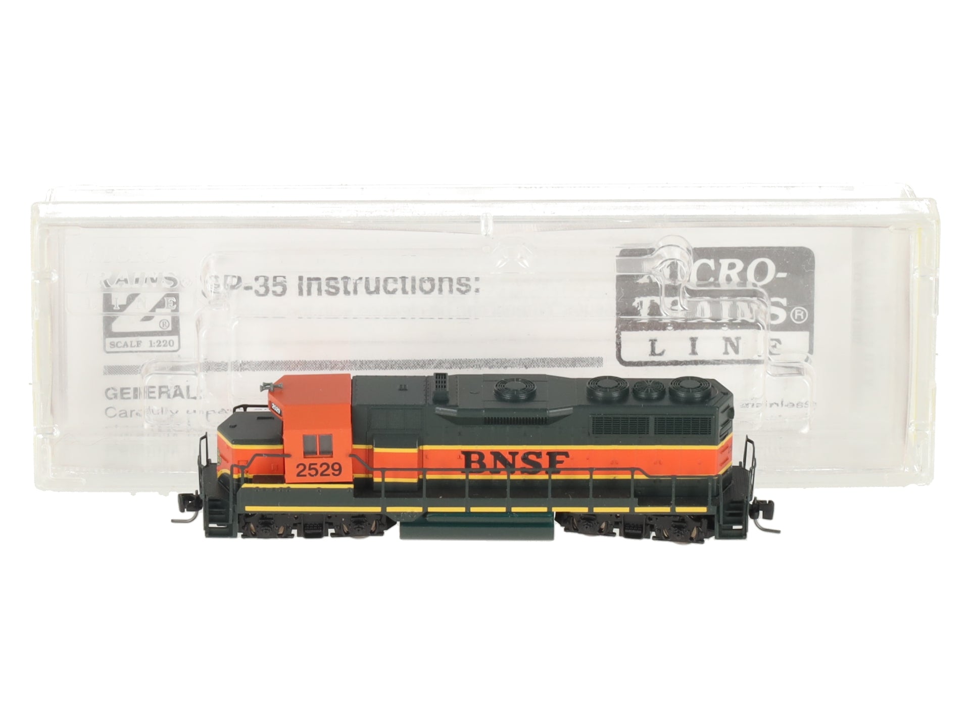 Micro-Trains 98101171 Z Scale BNSF GP-35 Diesel Locomotive #2529 EX/Box