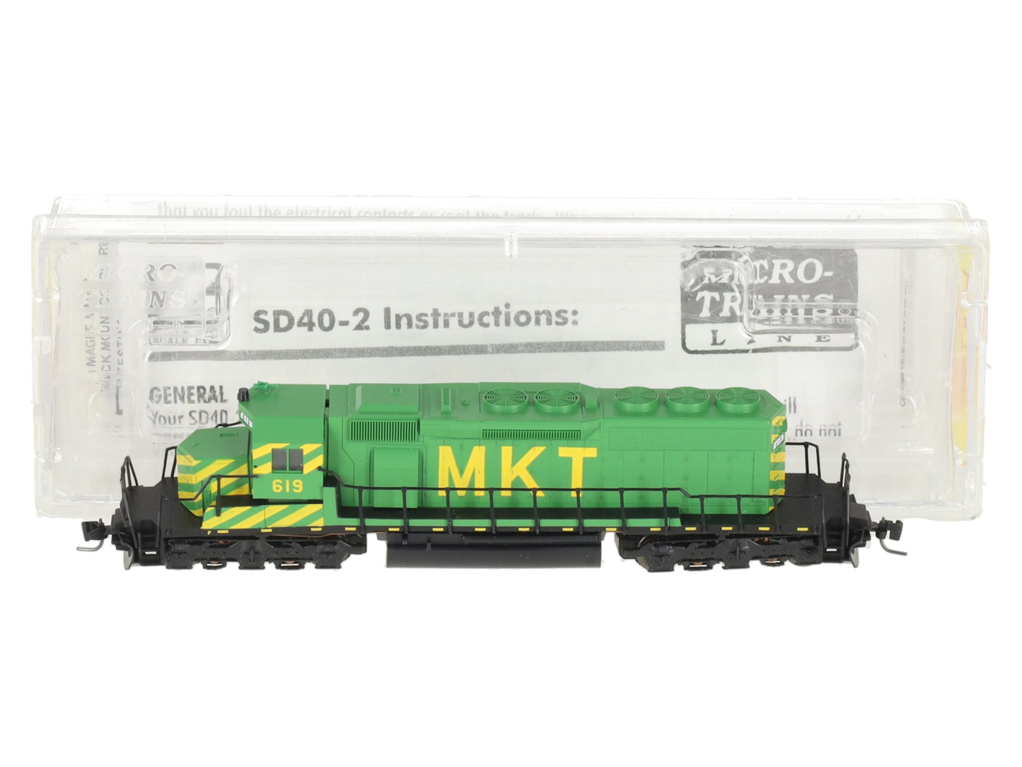 Micro-Trains 97001121 Z MKT SD40-2 Powered Diesel Locomotive #619 EX/Box