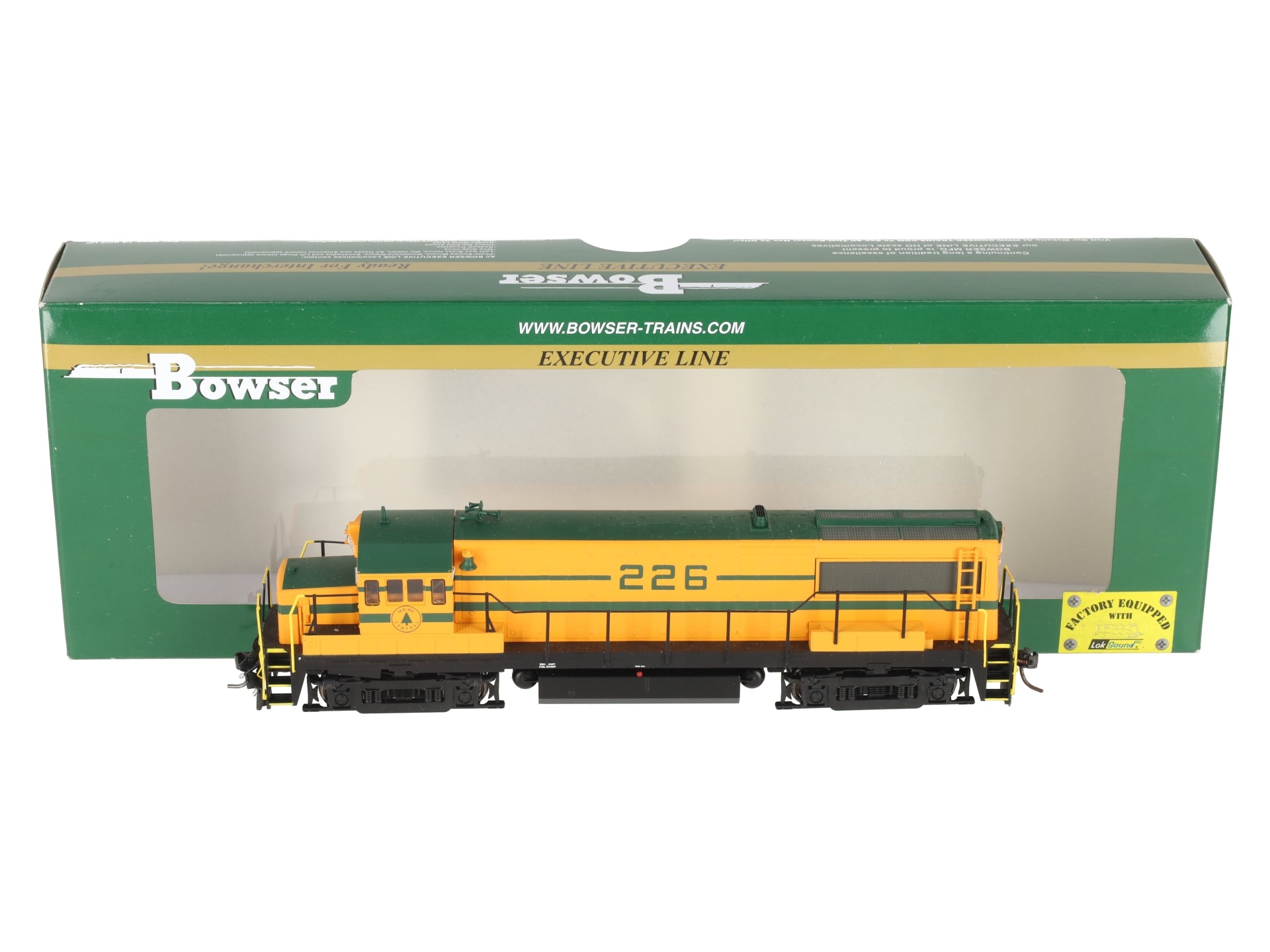 Bowser 23821 HO Maine Central GE U25B Diesel Loco with LokSound & DCC #226 EX/Box