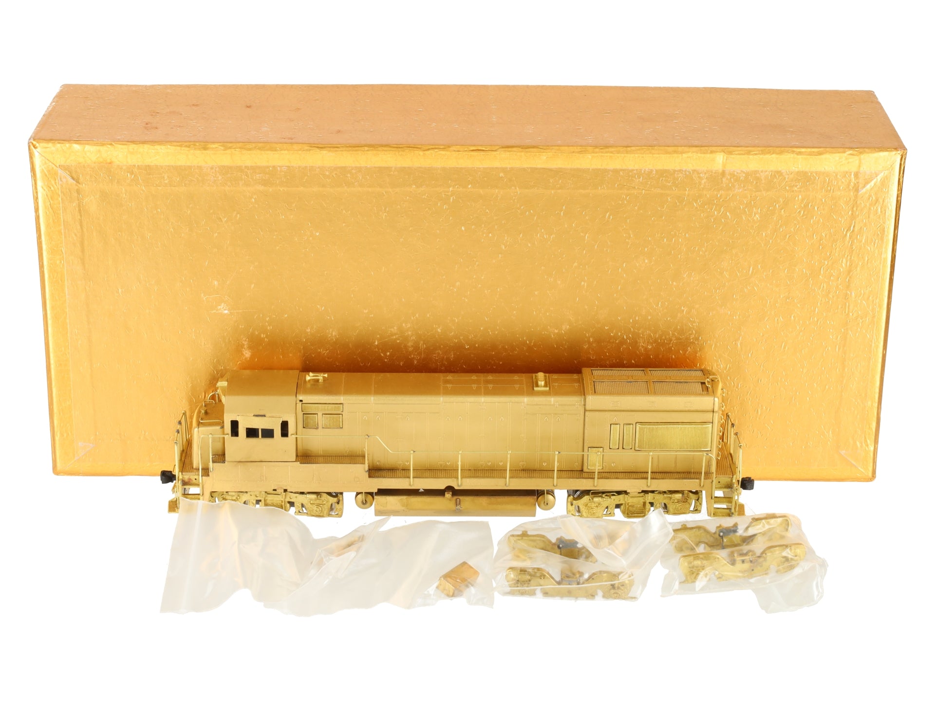 Oriental Limited HO BRASS GE U-23B 2300HP Low Hood Diesel Loco w/FB-2 Truck EX/Box
