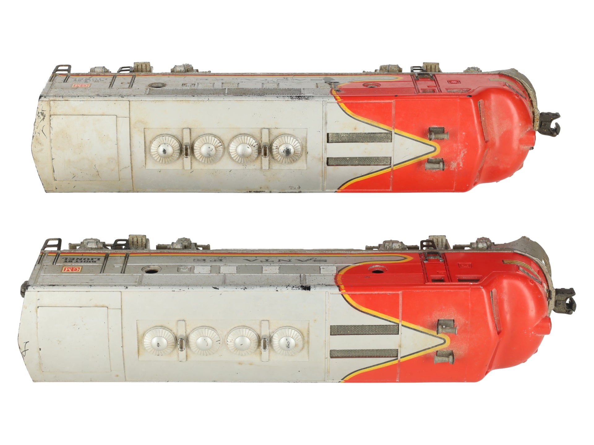 Lionel 2333 Vintage O Santa Fe F3 AA Diesel Set VG