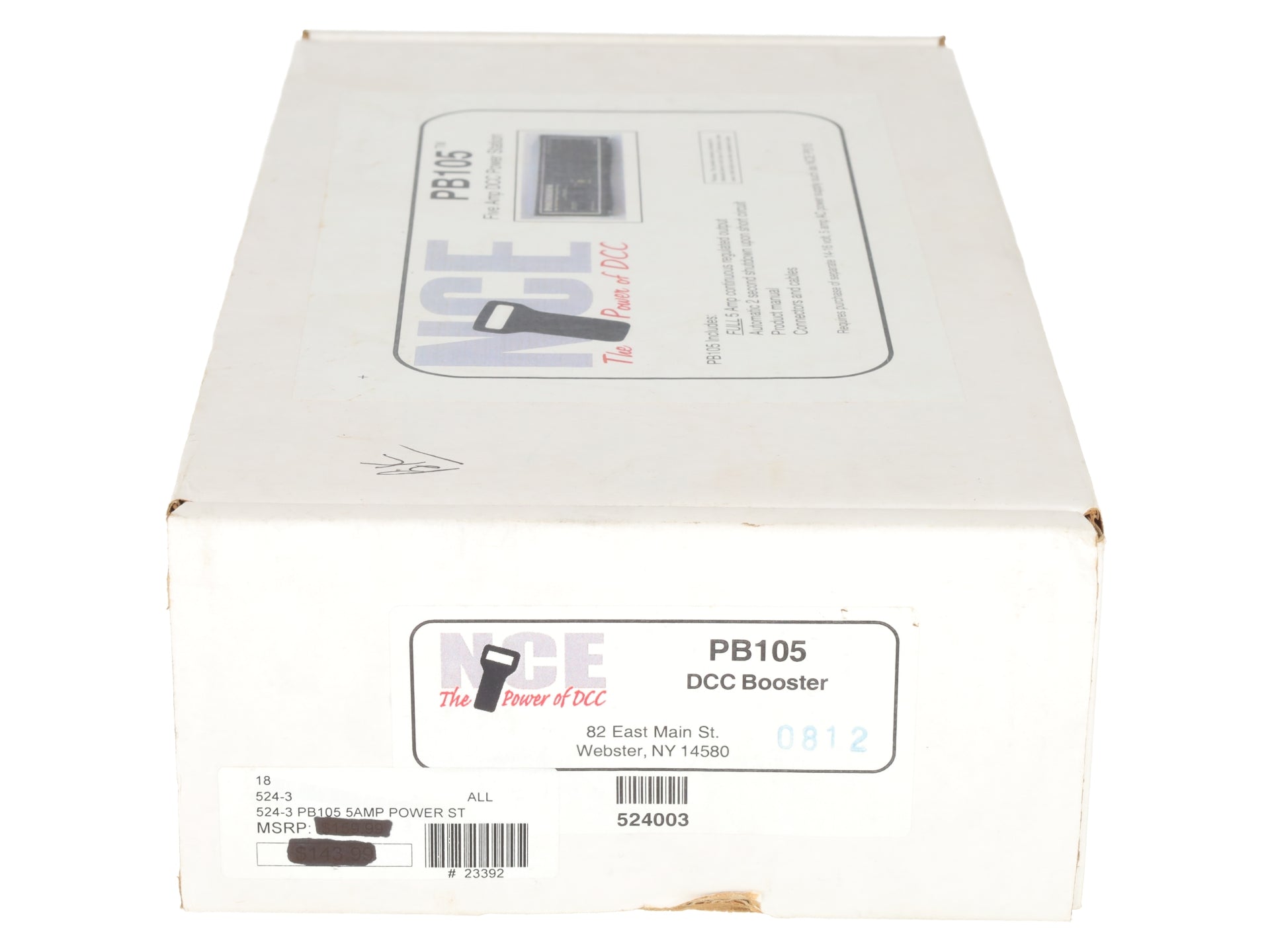 NCE PB105-X Powerhouse 5 Amp Power Booster LN/Box