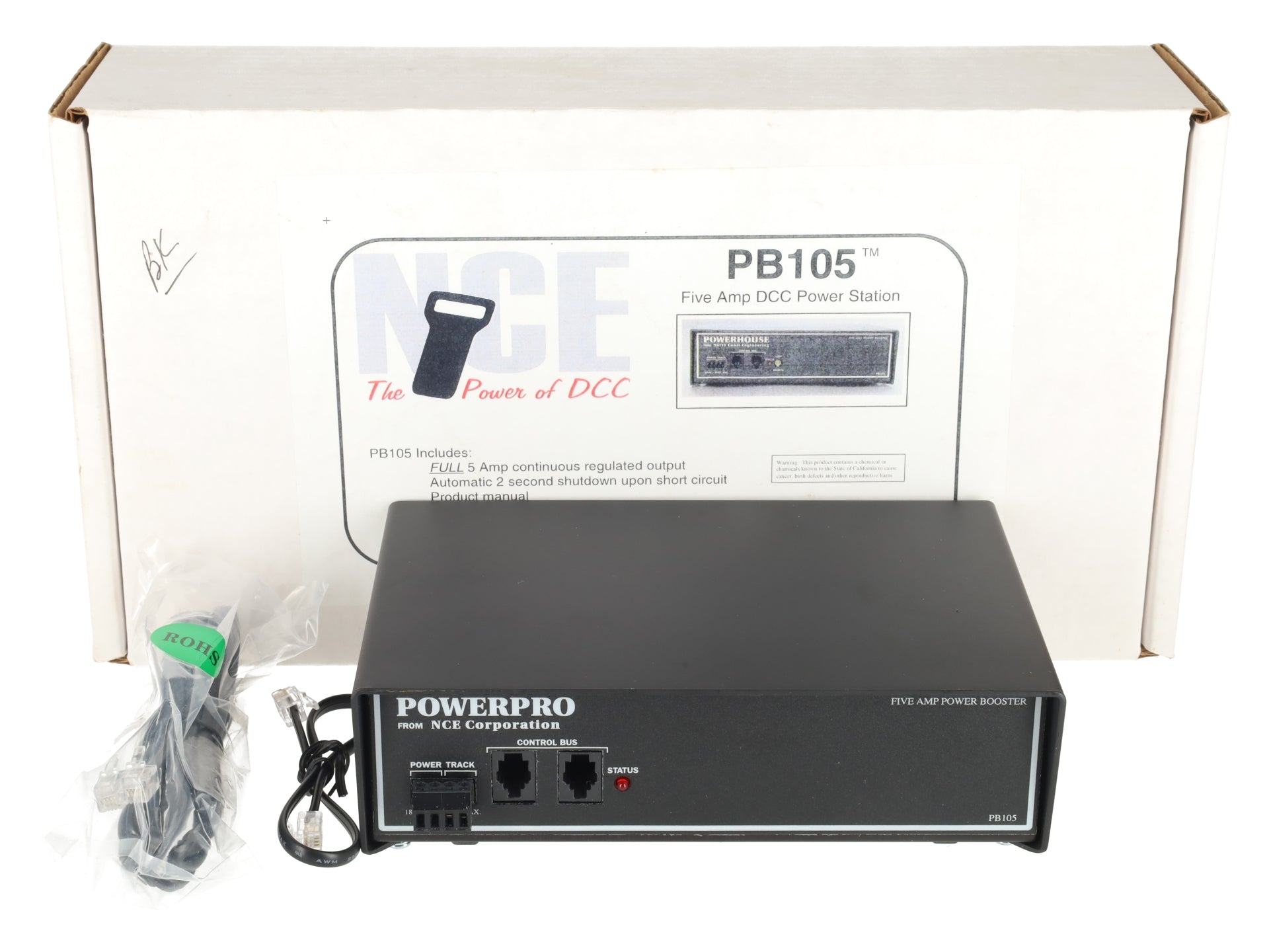 NCE PB105-X Powerhouse 5 Amp Power Booster LN/Box