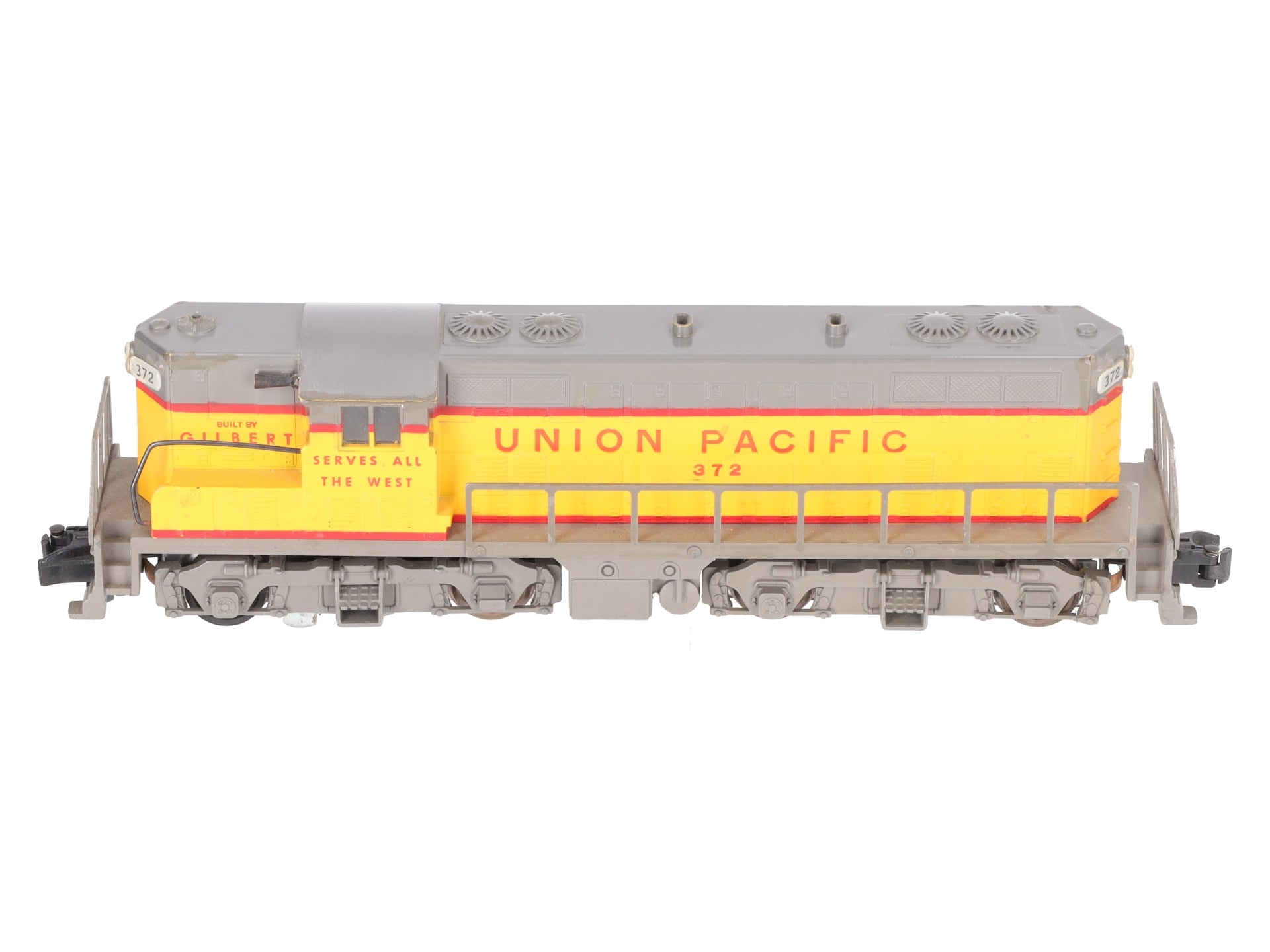 American Flyer 372 Vintage S Union Pacific GP-7 Powered Diesel Locomotive VG/Box