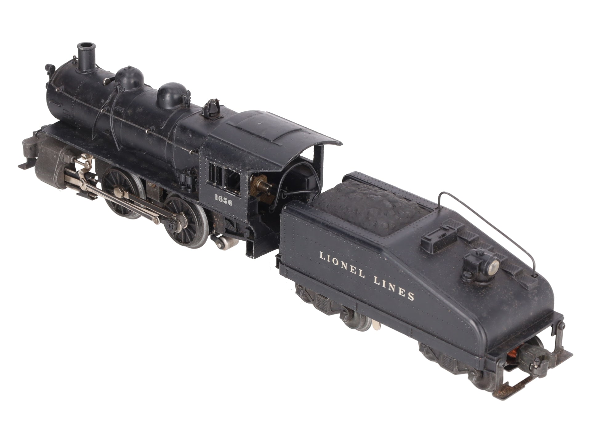 Lionel 1656 Vintage O Lionel Lines 0-4-0 Steam Locomotive & 6403B Tender w Bell VG