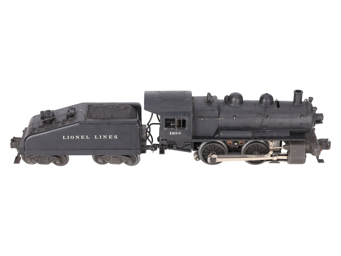 Lionel 1656 Vintage O Lionel Lines 0-4-0 Steam Locomotive & 6403B Tender w Bell VG