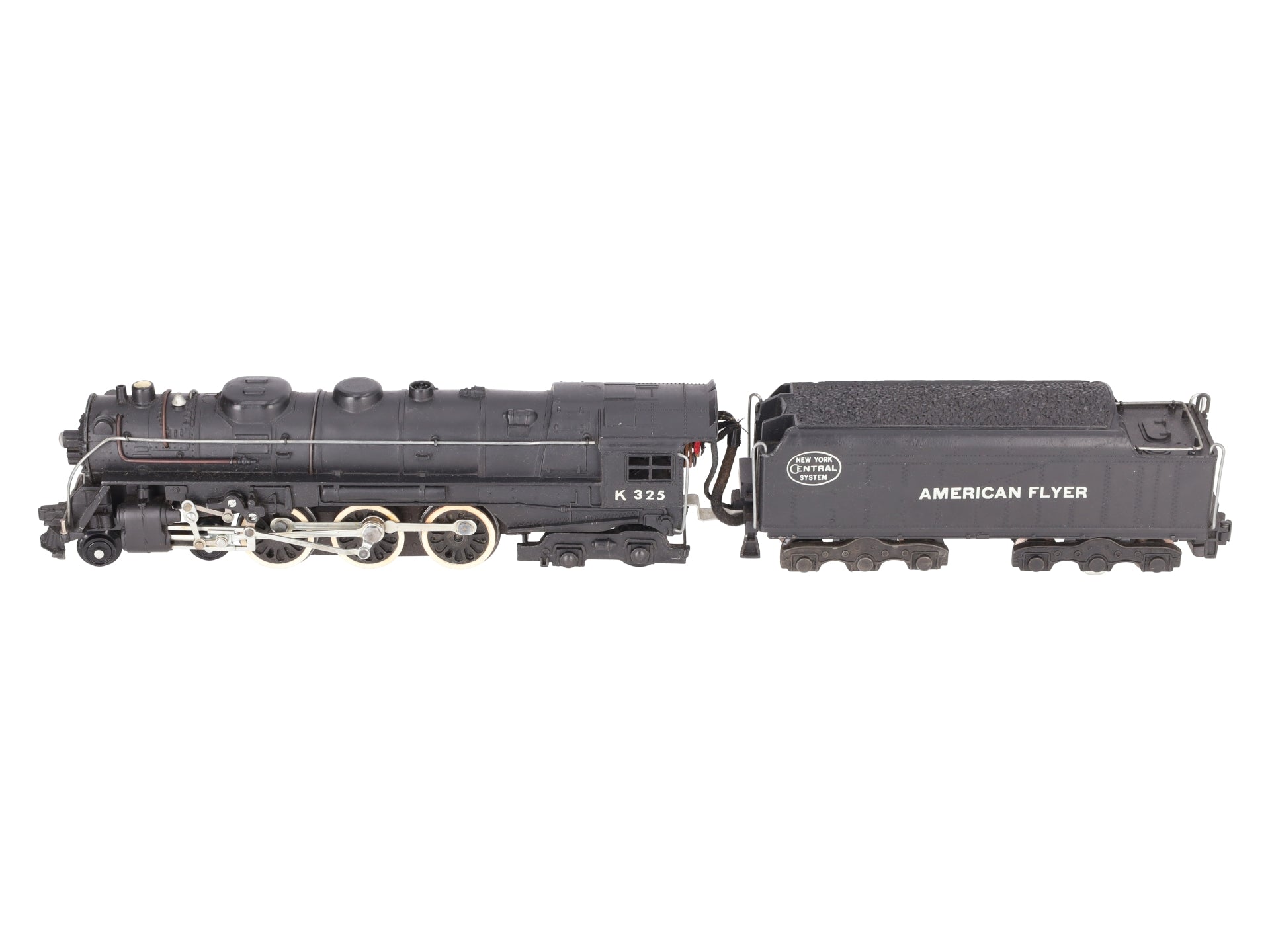 American Flyer K325 Vintage S New York Central 4-6-4 Steam Locomotive & Tender VG