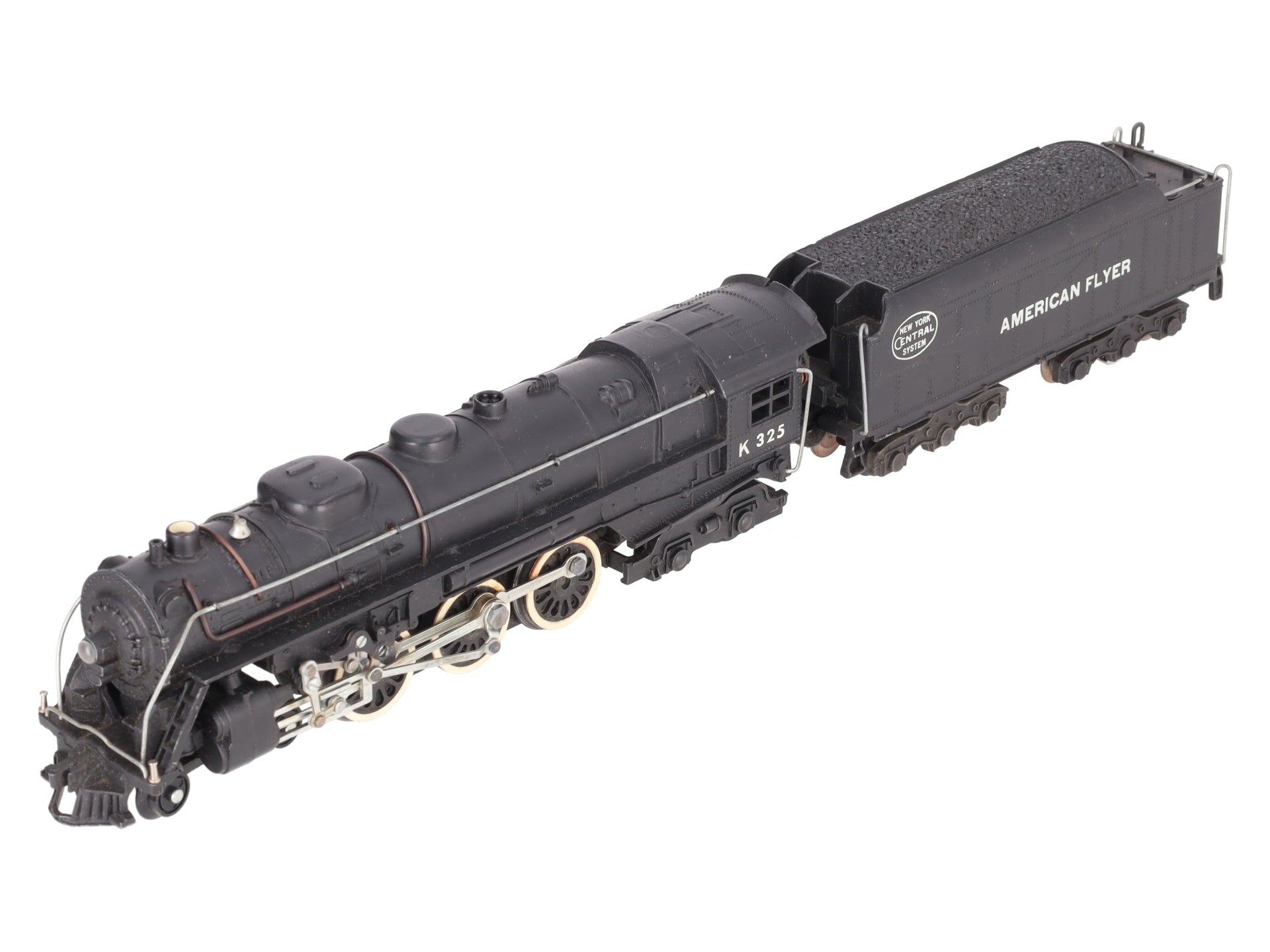 American Flyer K325 Vintage S New York Central 4-6-4 Steam Locomotive & Tender VG