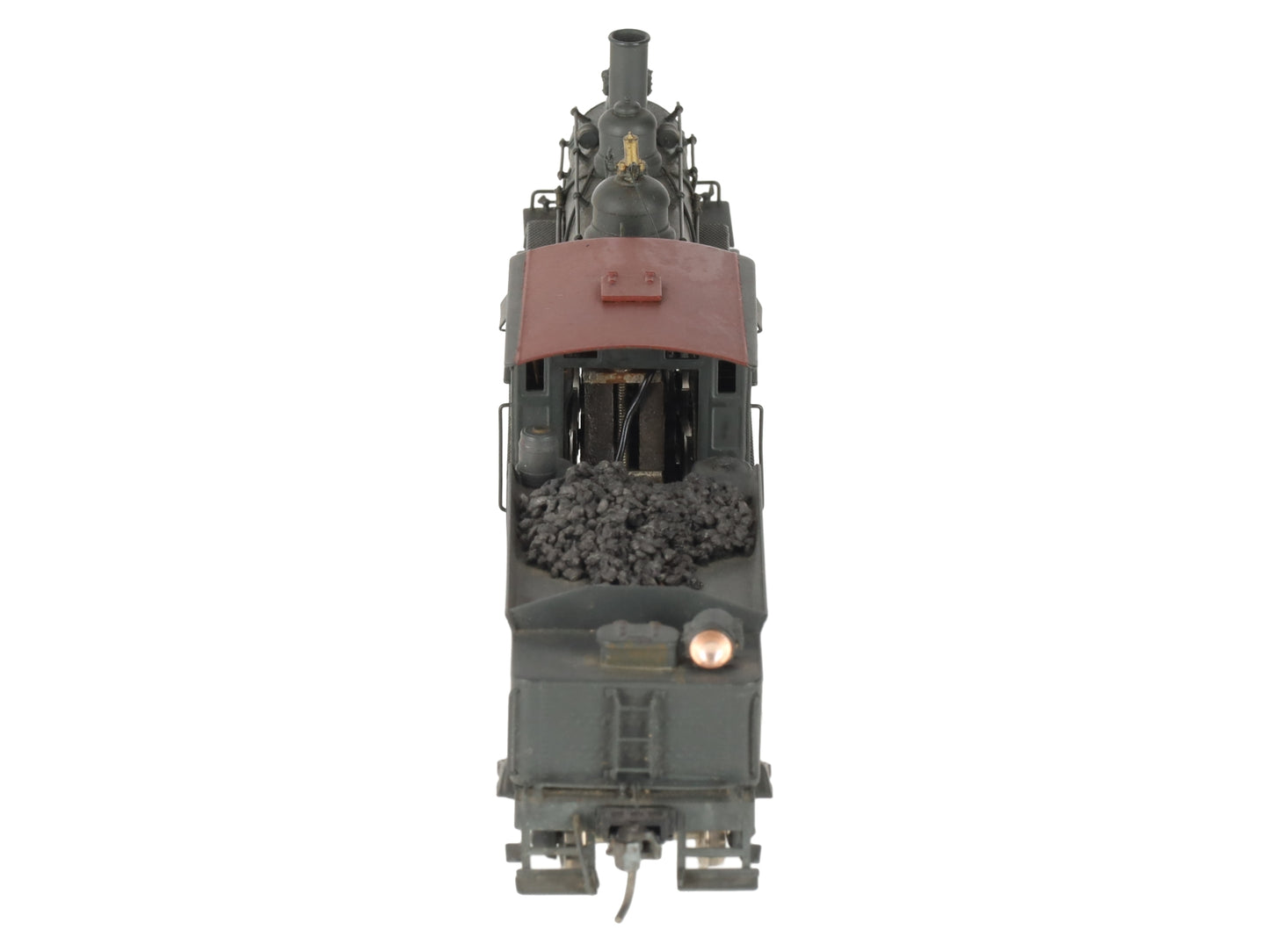 Pacific Fast Mail HO Brass 2-8-0 Steam Locomotive & Tender - Custom Painted/Box