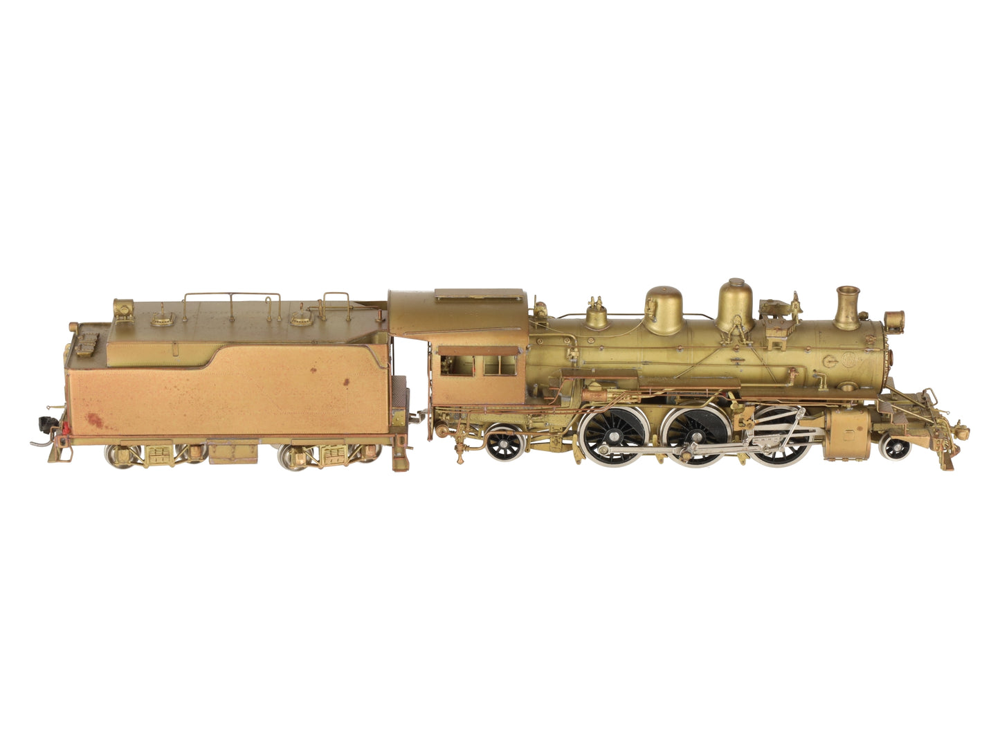 Key Imports HO BRASS Undecorated 2-6-2 Prairie Steam Loco & Tender #1123 EX/Box