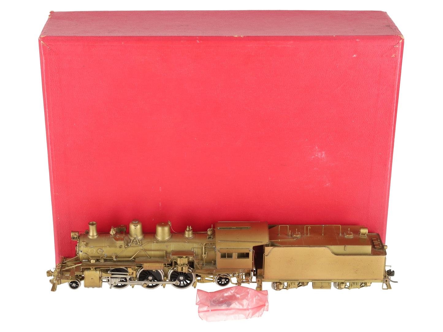 Key Imports HO BRASS Undecorated 2-6-2 Prairie Steam Loco & Tender #1123 EX/Box