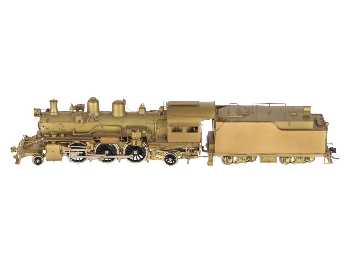Key Imports HO BRASS Undecorated 2-6-2 Prairie Steam Loco & Tender #1123 EX/Box