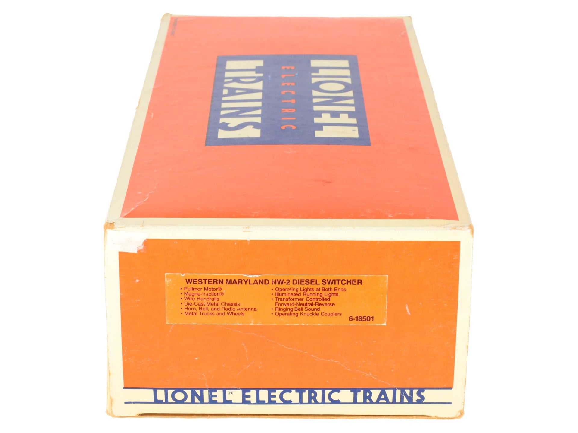 Lionel 6-18501 O Gauge Western Maryland NW2 Powered Diesel Locomotive #8501 EX/Box