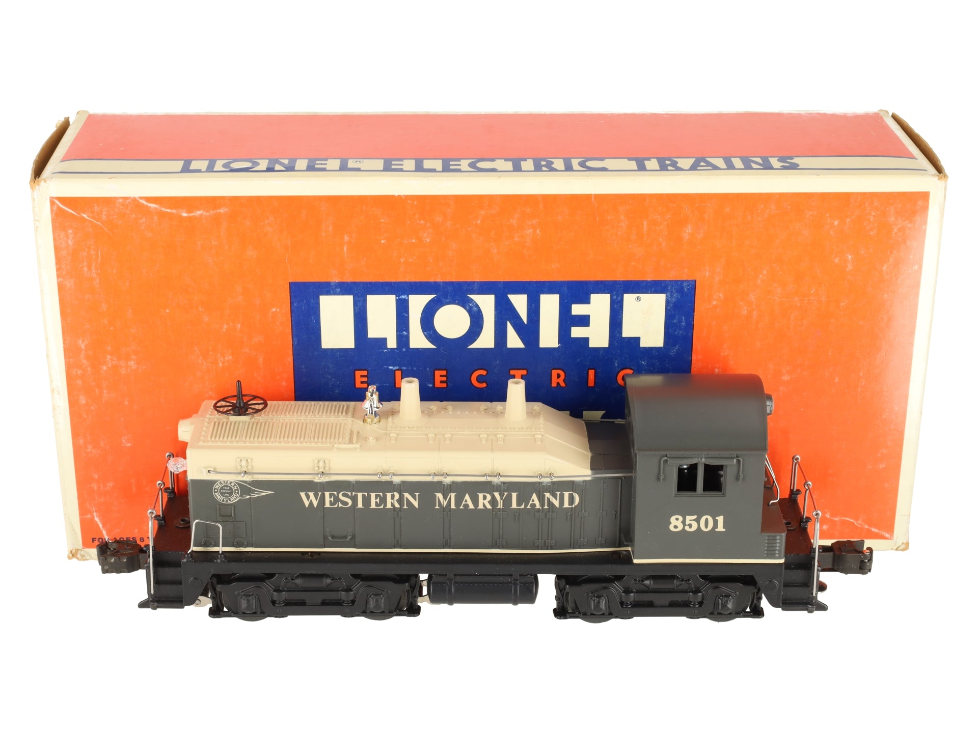 Lionel 6-18501 O Gauge Western Maryland NW2 Powered Diesel Locomotive #8501 EX/Box