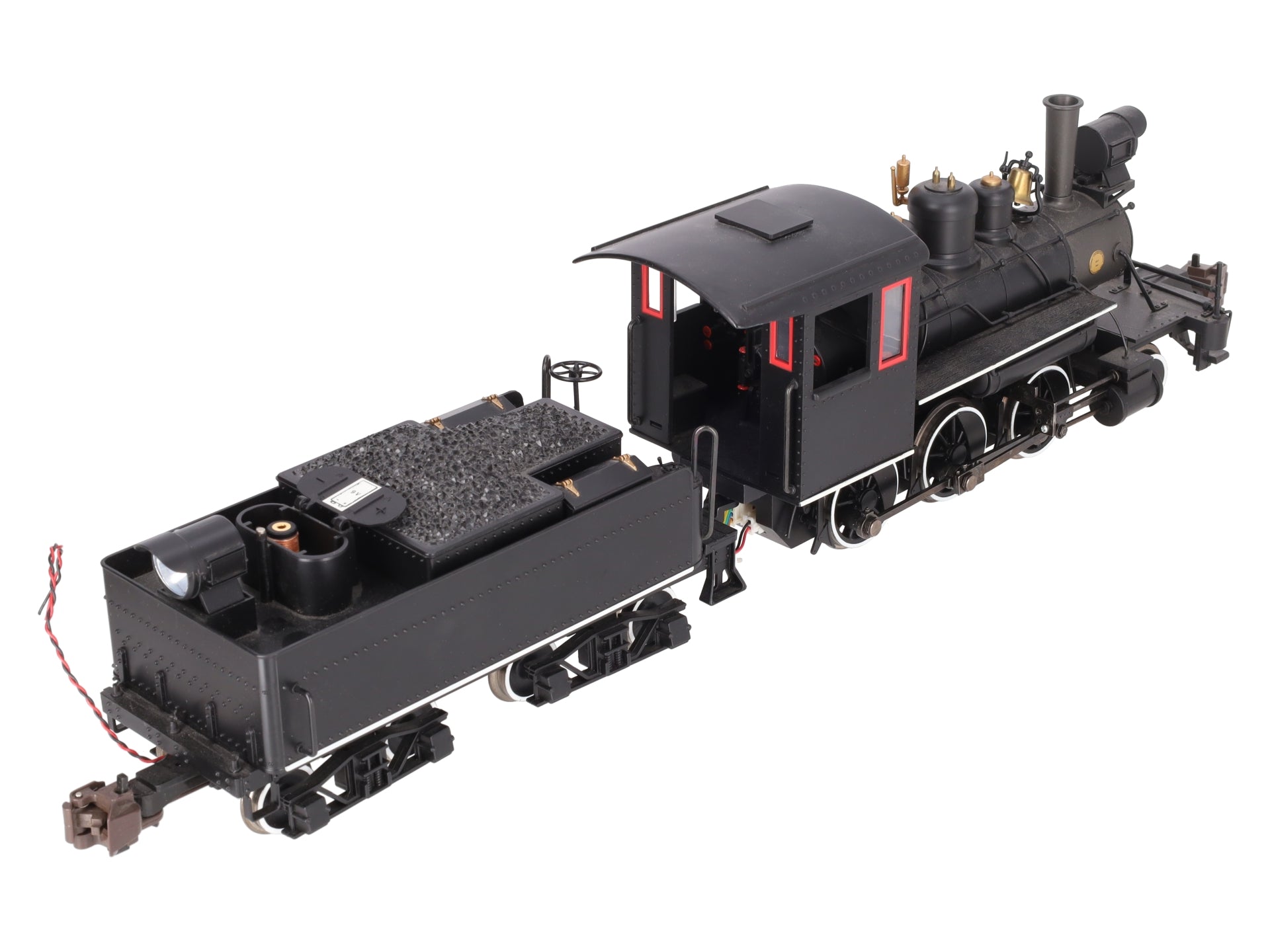 Bachmann 91599 Unlettered Baldwin Industrial 2-6-0 Steam Mogul with Tender VG
