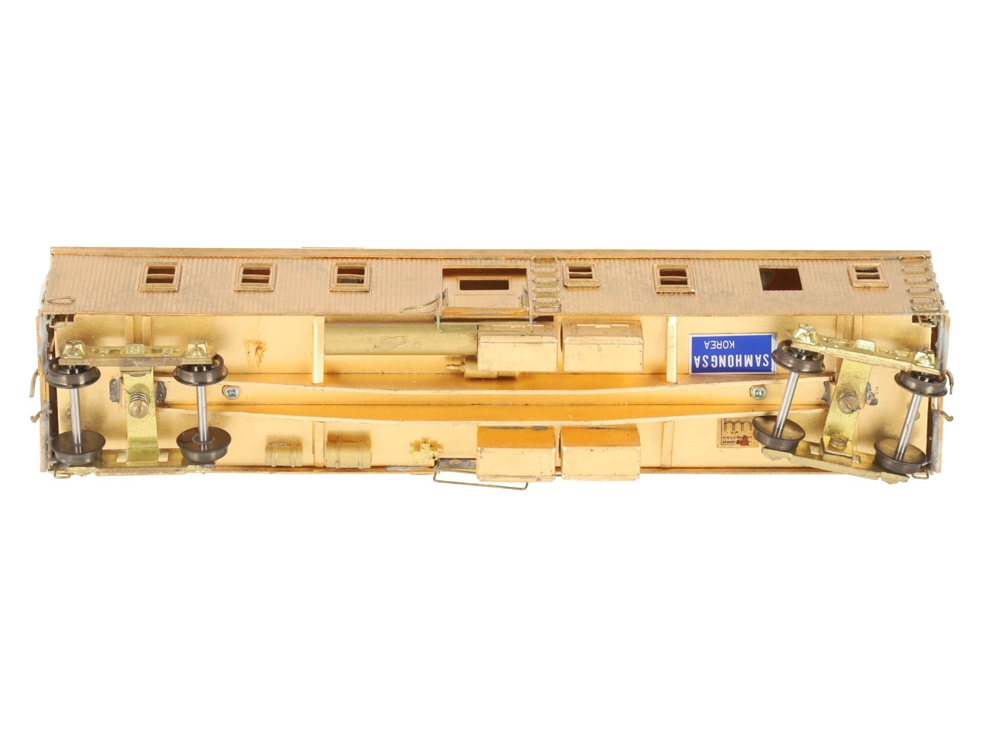 Hallmark Models HO BRASS Santa Fe Dynamometer Car #29 VG/Box