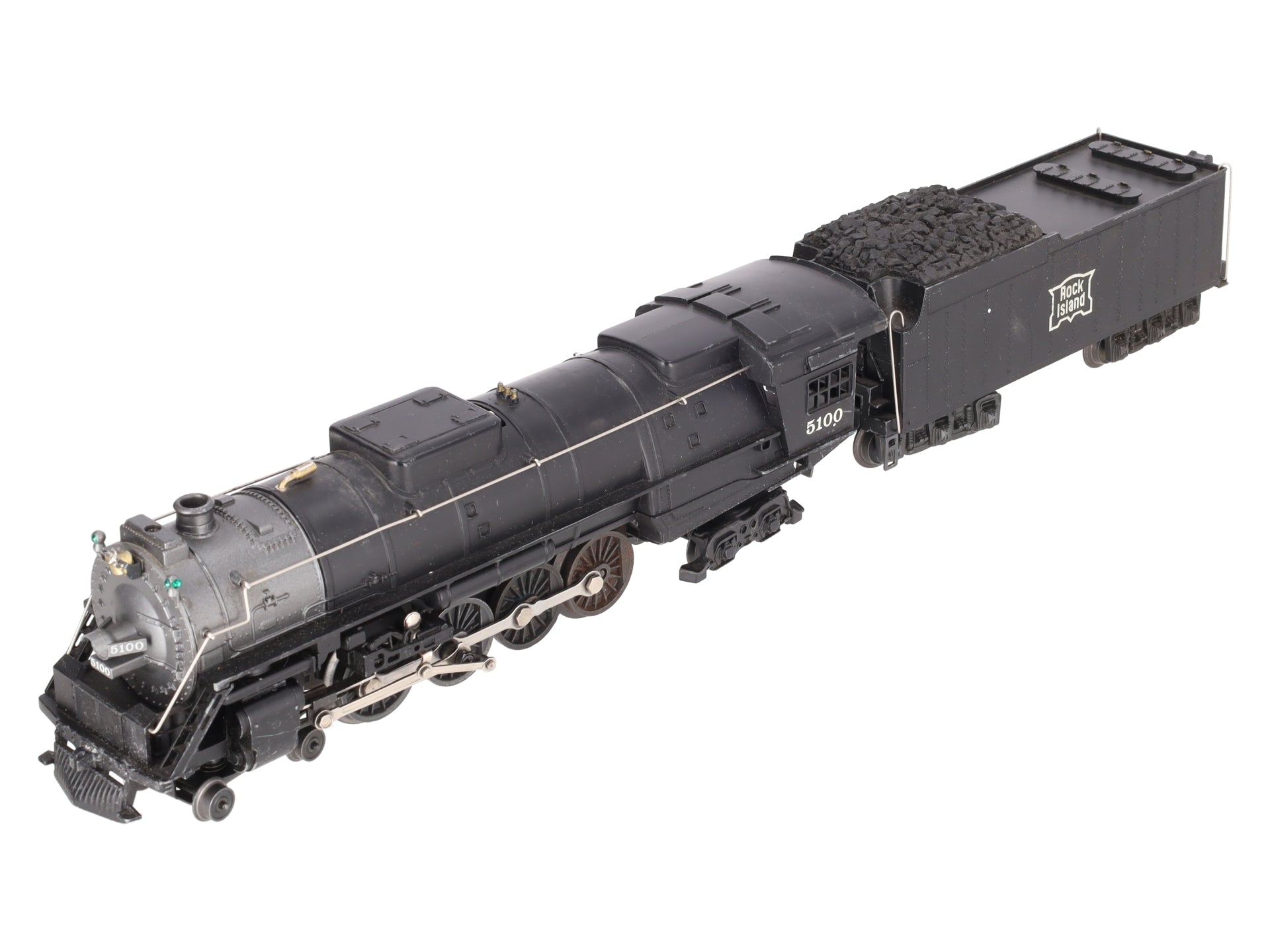 Lionel 6-18001 O Gauge Rock Island 4-8-4 Steam Locomotive & Tender #5100 VG