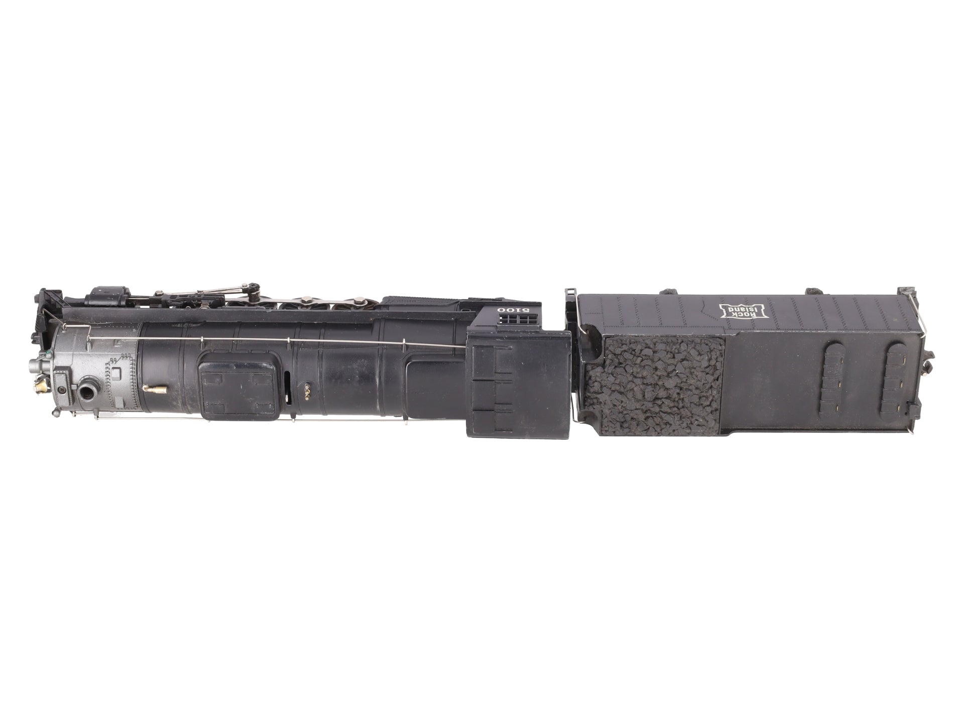 Lionel 6-18001 O Gauge Rock Island 4-8-4 Steam Locomotive & Tender #5100 VG