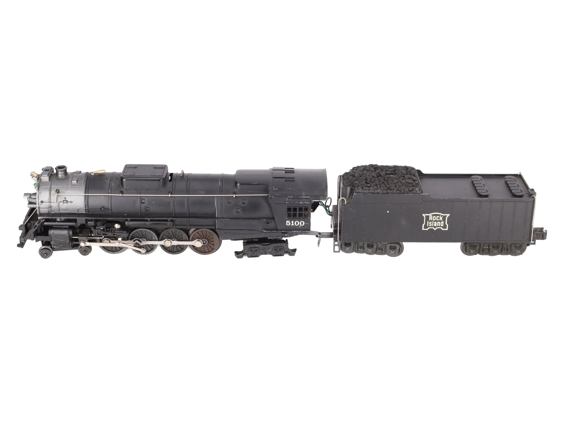 Lionel 6-18001 O Gauge Rock Island 4-8-4 Steam Locomotive & Tender #5100 VG