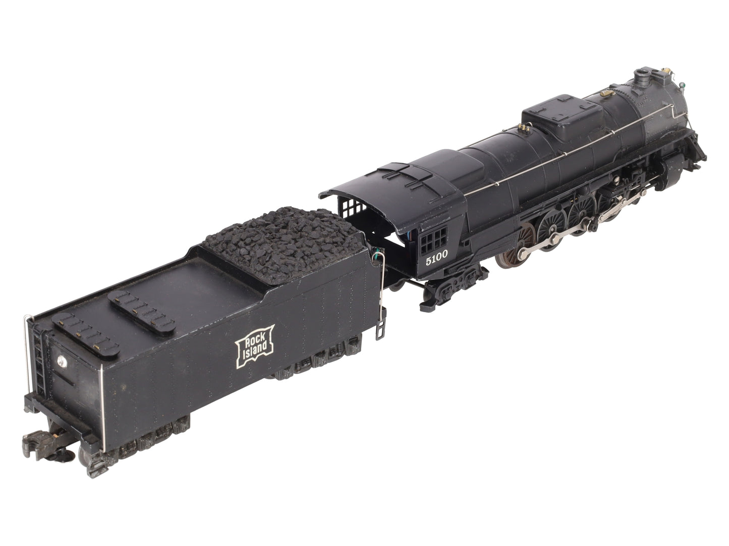 Lionel 6-18001 O Gauge Rock Island 4-8-4 Steam Locomotive & Tender #5100 VG