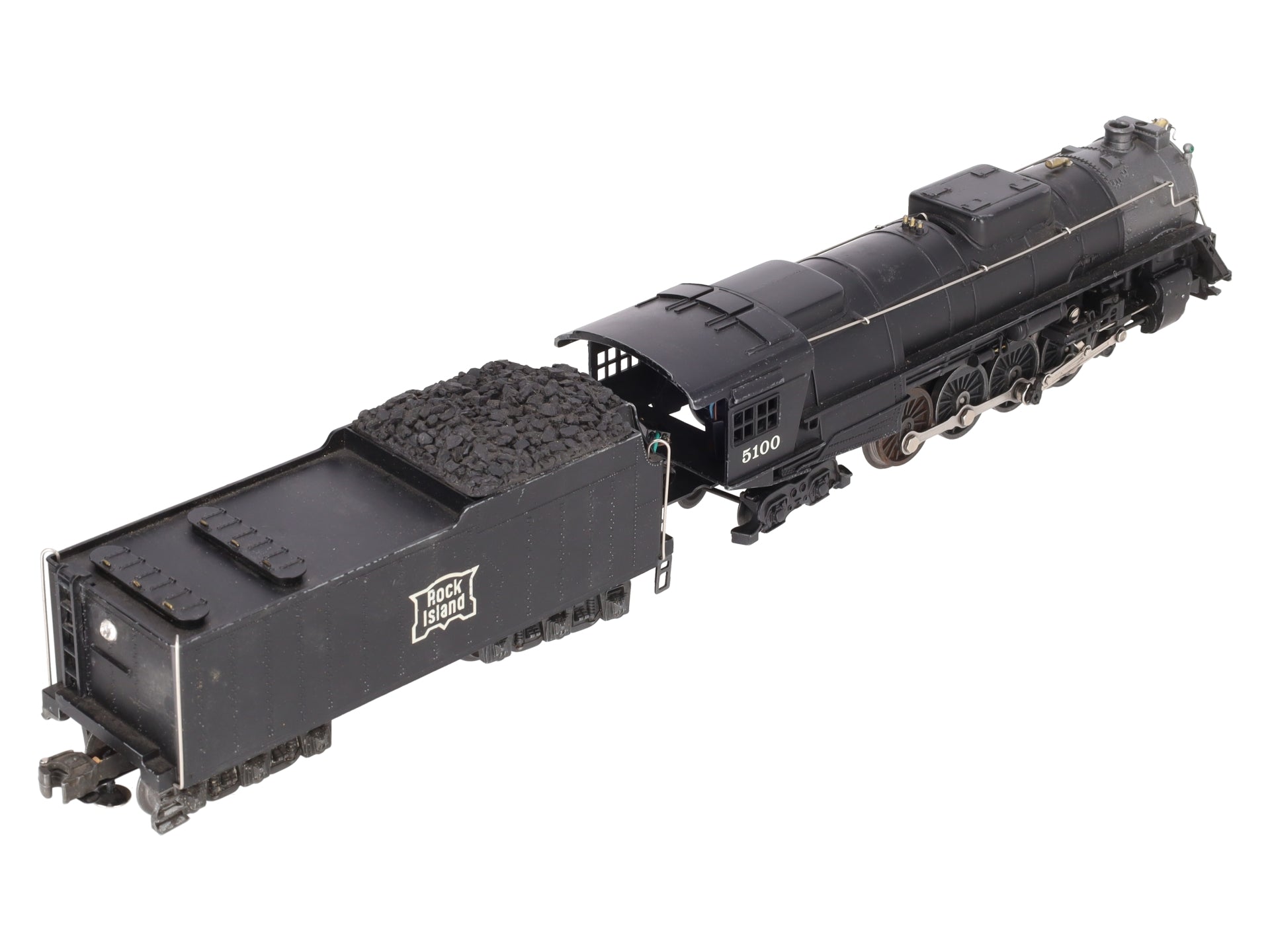 Lionel 6-18001 O Gauge Rock Island 4-8-4 Steam Locomotive & Tender #5100 VG