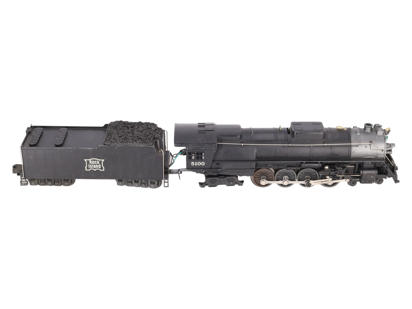Lionel 6-18001 O Gauge Rock Island 4-8-4 Steam Locomotive & Tender #5100 VG
