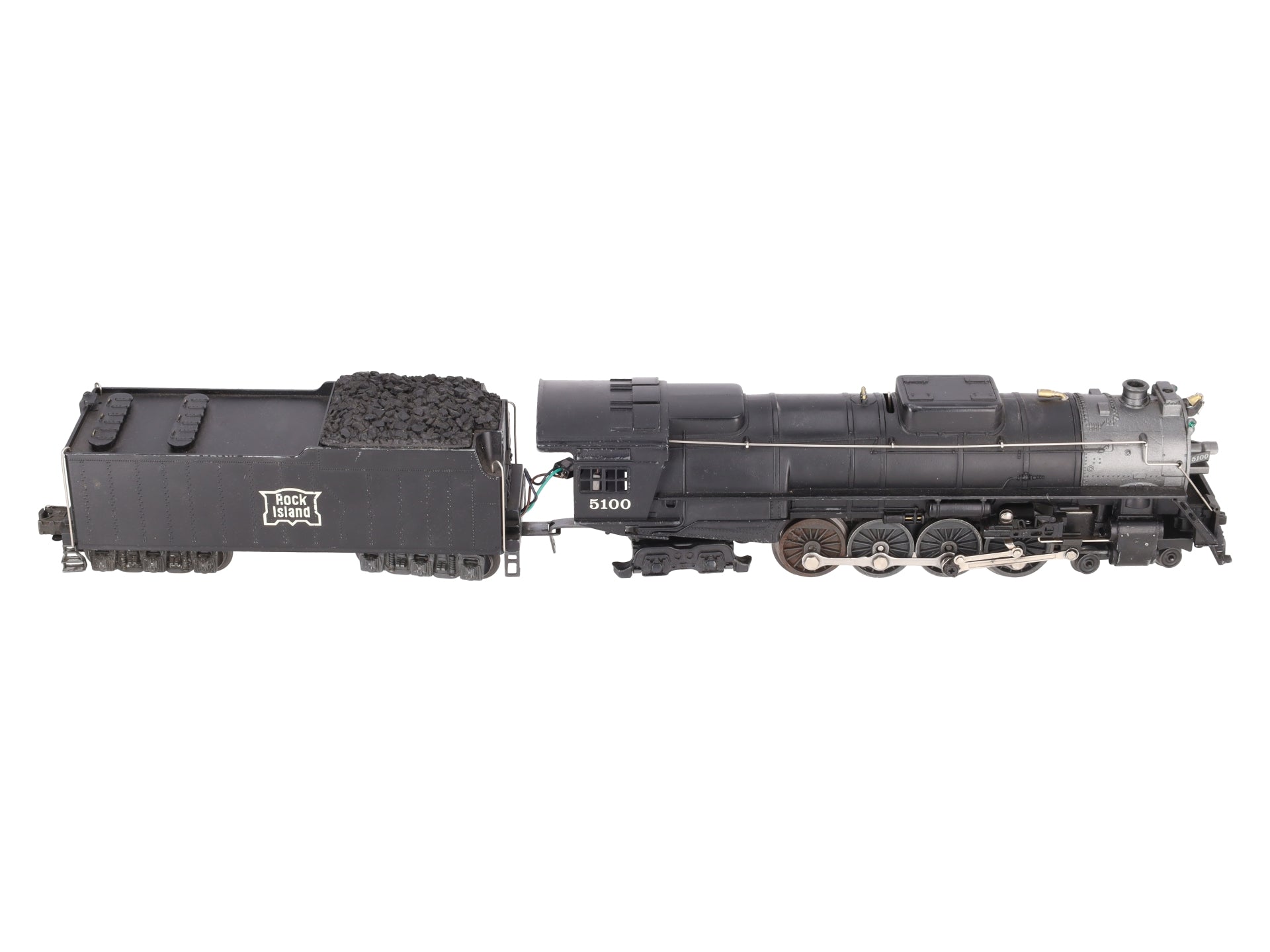 Lionel 6-18001 O Gauge Rock Island 4-8-4 Steam Locomotive & Tender #5100 VG