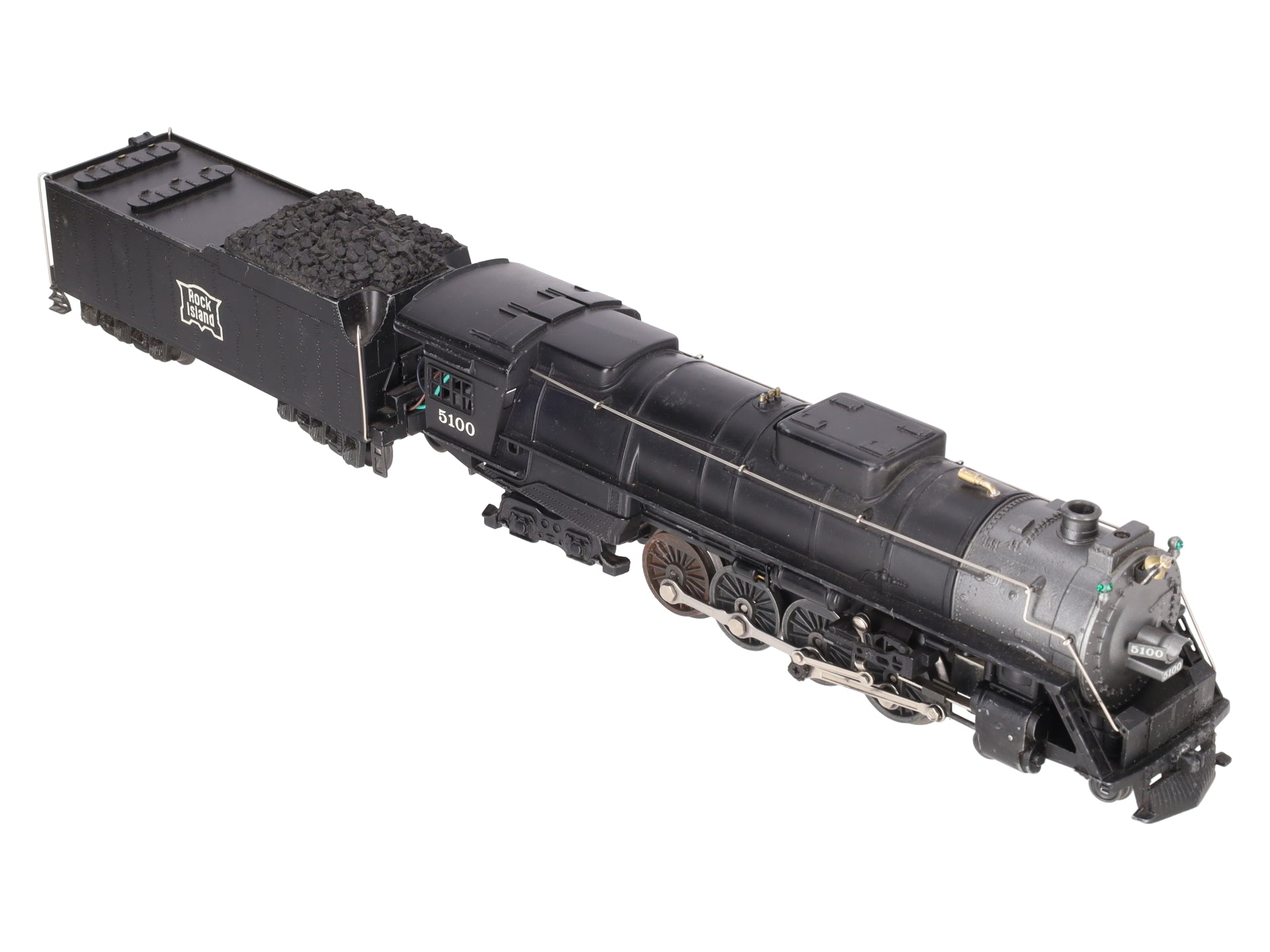 Lionel 6-18001 O Gauge Rock Island 4-8-4 Steam Locomotive & Tender #5100 VG