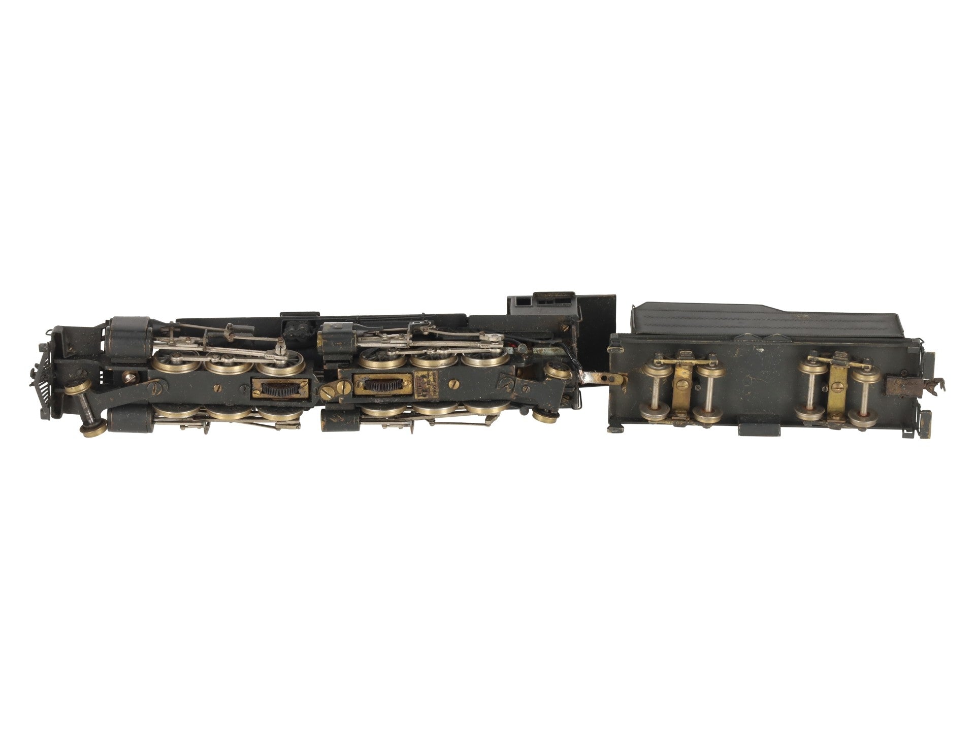 United Scale Models HO Brass Sierra Railroad 2-6-6-2 Steam Locomotive & Tender VG/Box