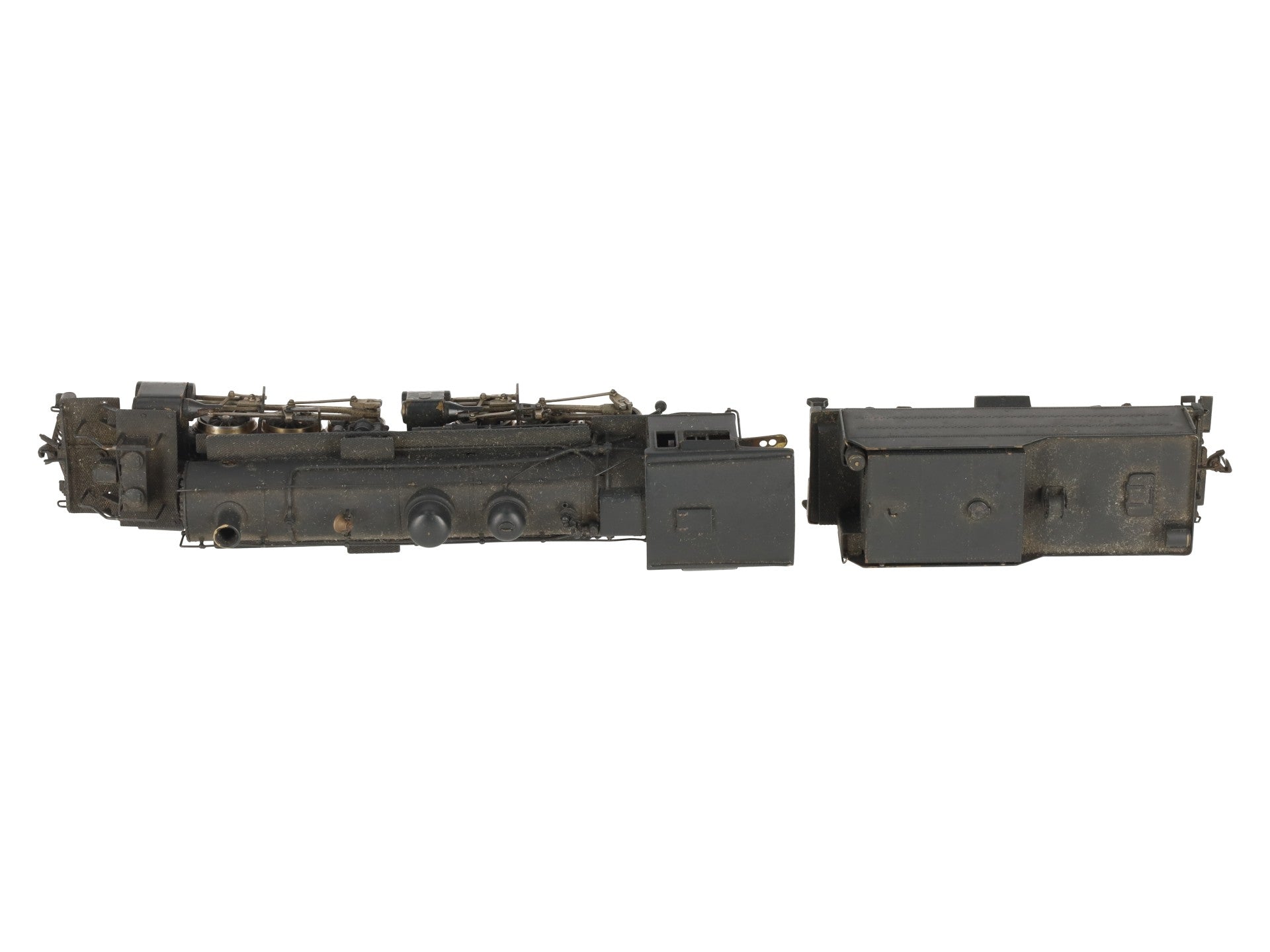 United Scale Models HO Brass Sierra Railroad 2-6-6-2 Steam Locomotive & Tender VG/Box