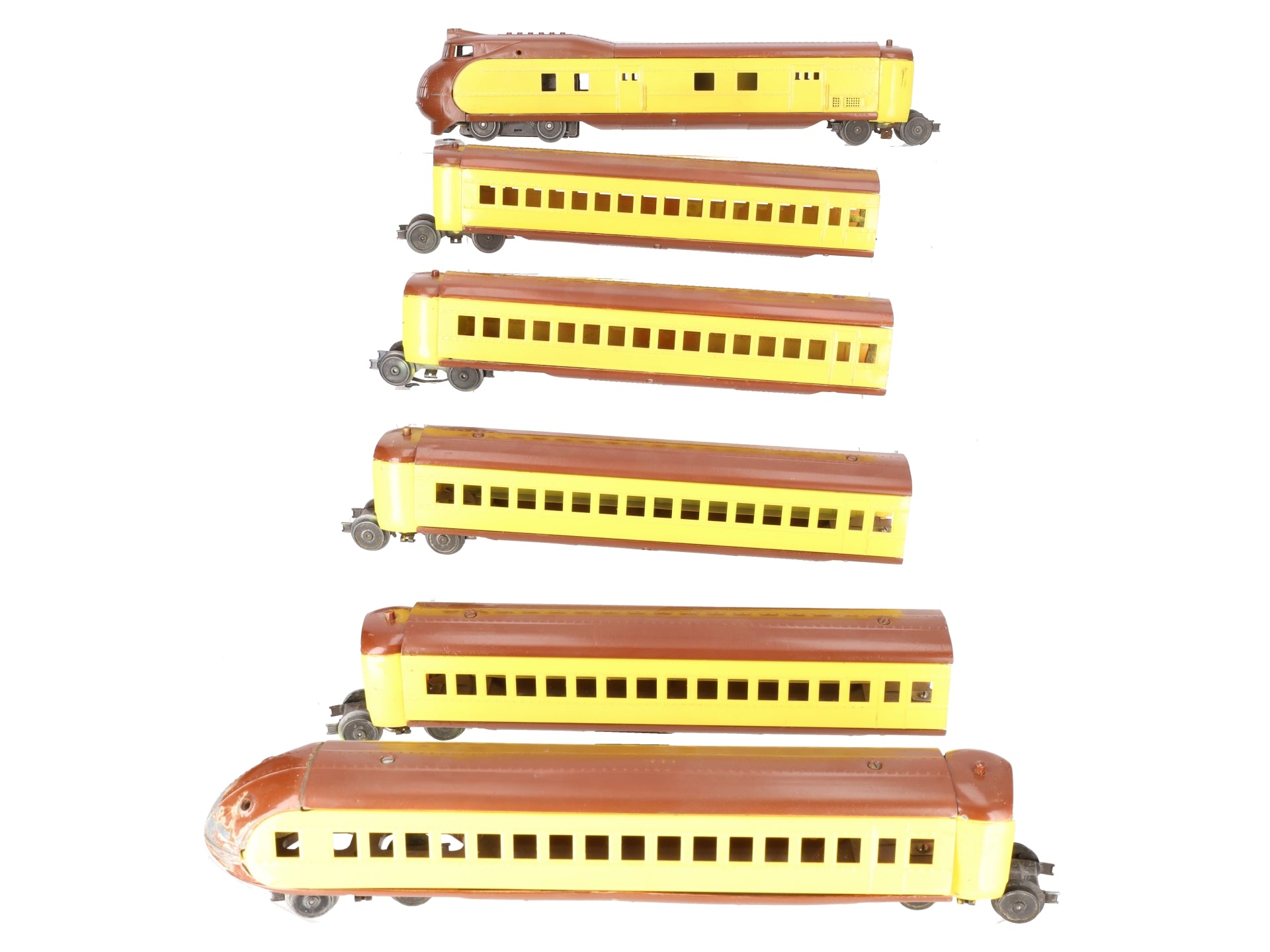 Lionel 752W Vintage Custom O Prewar M10000 Streamliner Set