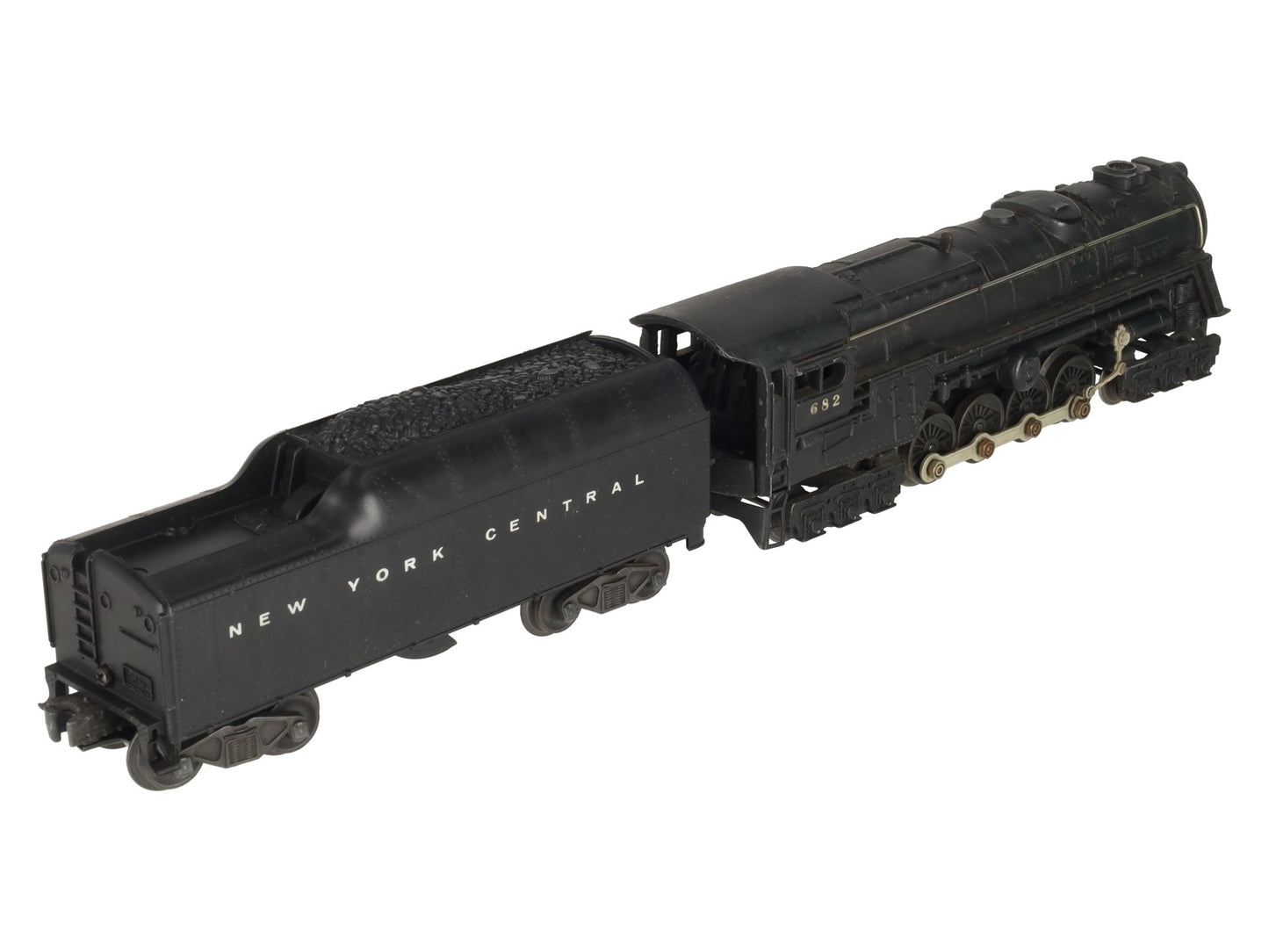 Lionel 682 Vintage O Postwar PRR 6-8-6 Steam Locomotive w/2046W-50 Tender VG/Box