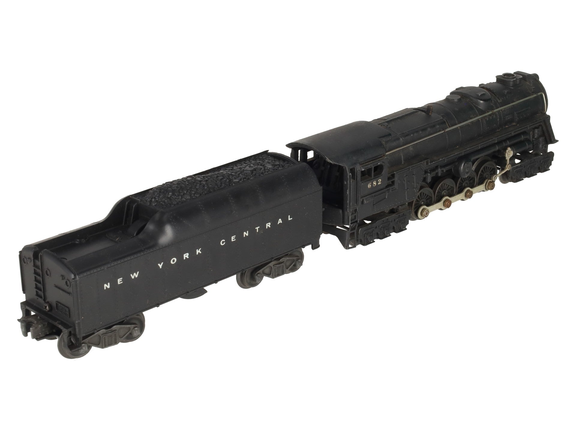 Lionel 682 Vintage O Postwar PRR 6-8-6 Steam Locomotive w/2046W-50 Tender VG/Box