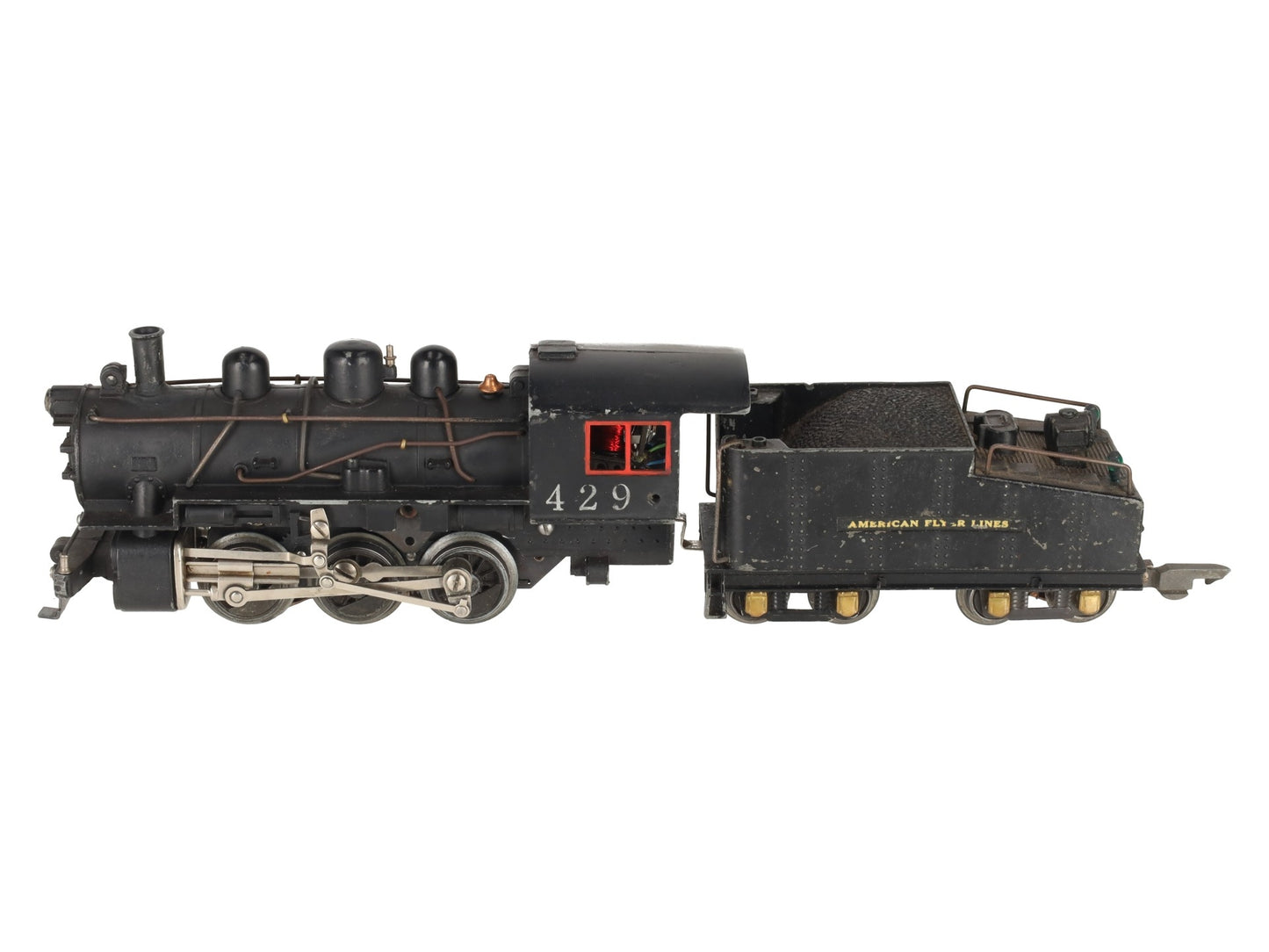 American Flyer 429 Vintage O Gauge 0-6-0 Steam Switcher W/Tender VG