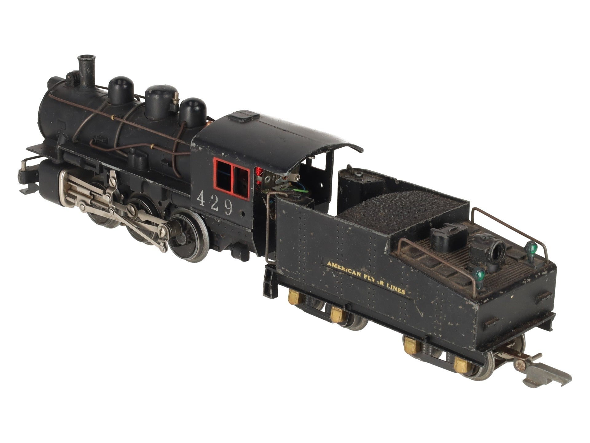 American Flyer 429 Vintage O Gauge 0-6-0 Steam Switcher W/Tender VG