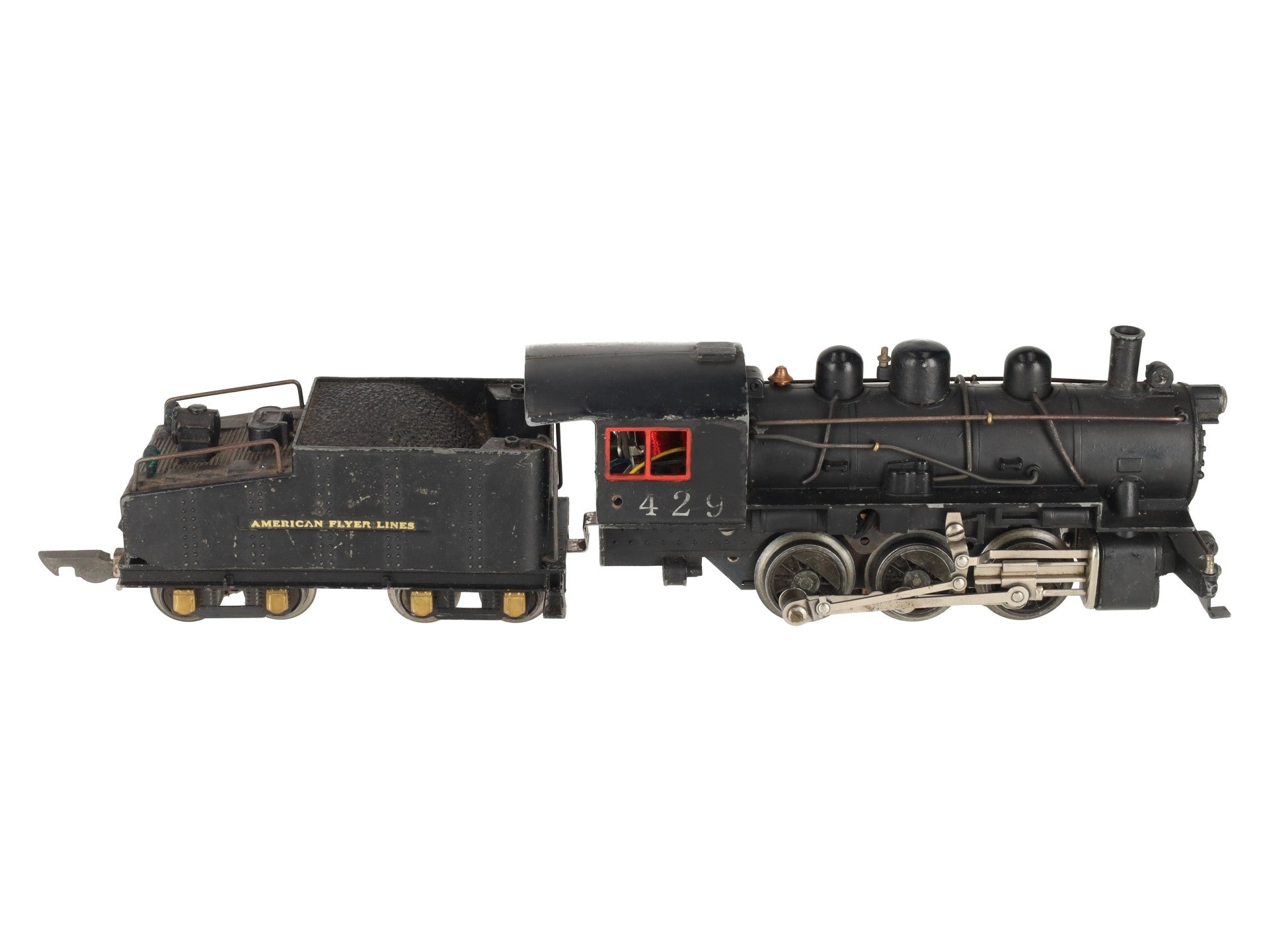 American Flyer 429 Vintage O Gauge 0-6-0 Steam Switcher W/Tender VG