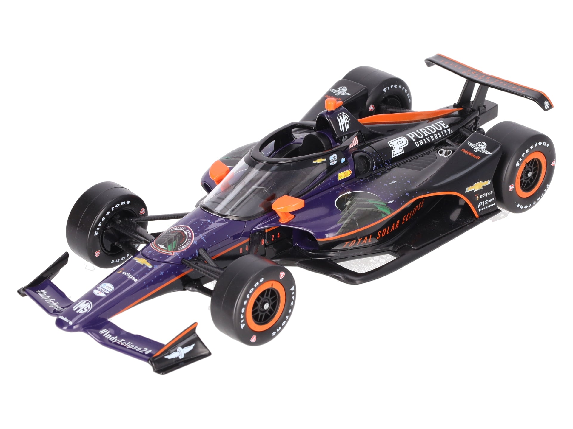 Greenlight Collectibles 1:18 2024 IMS Total Solar Eclipse Special Edition Car LN/Box
