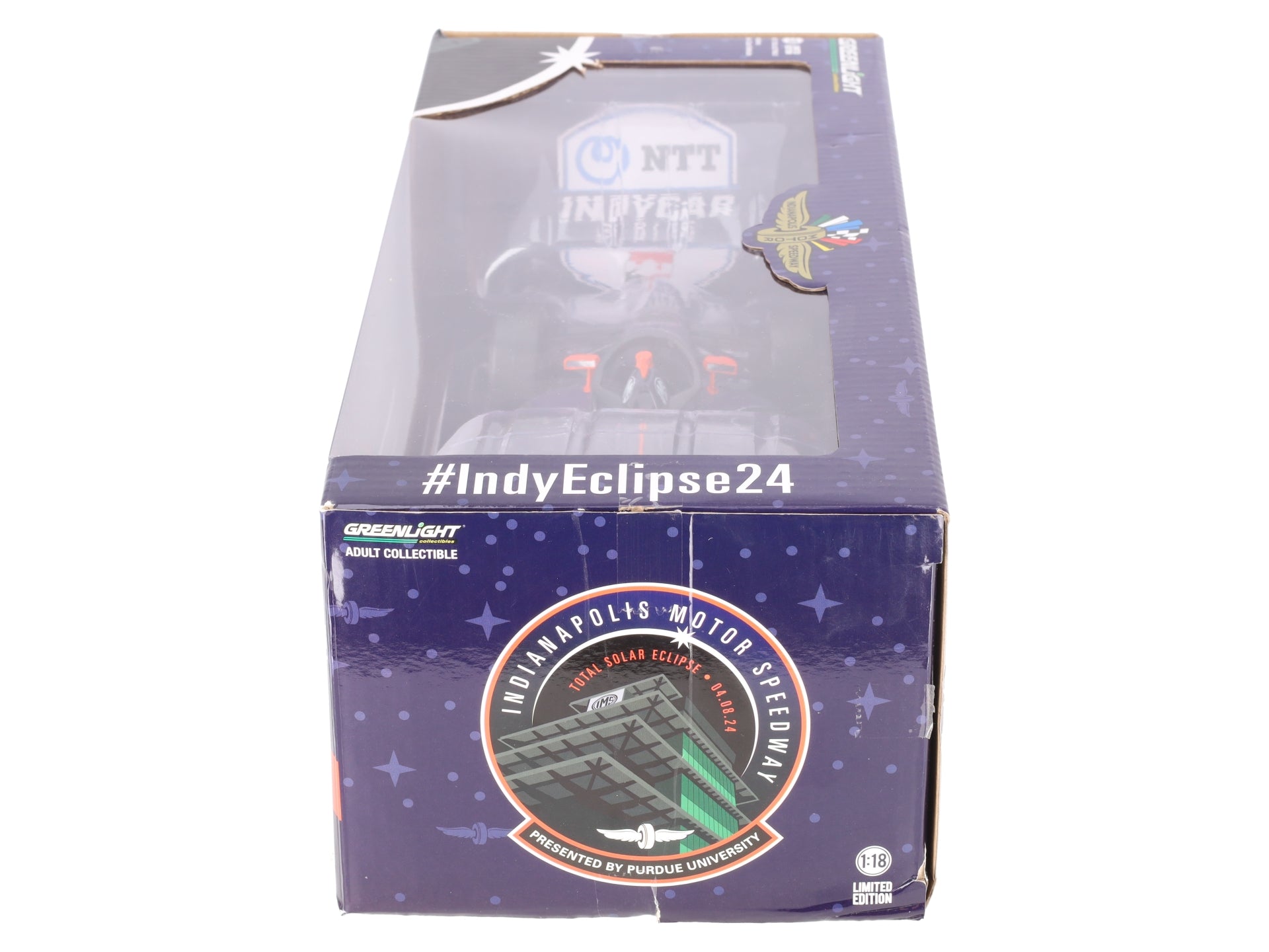 Greenlight Collectibles 1:18 2024 IMS Total Solar Eclipse Special Edition Car LN/Box