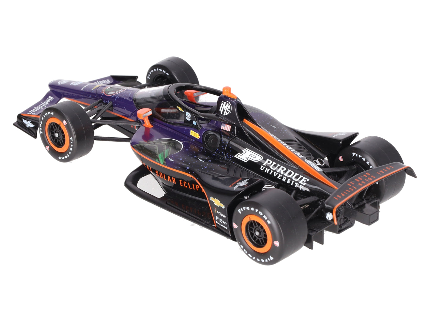 Greenlight Collectibles 1:18 2024 IMS Total Solar Eclipse Special Edition Car LN/Box
