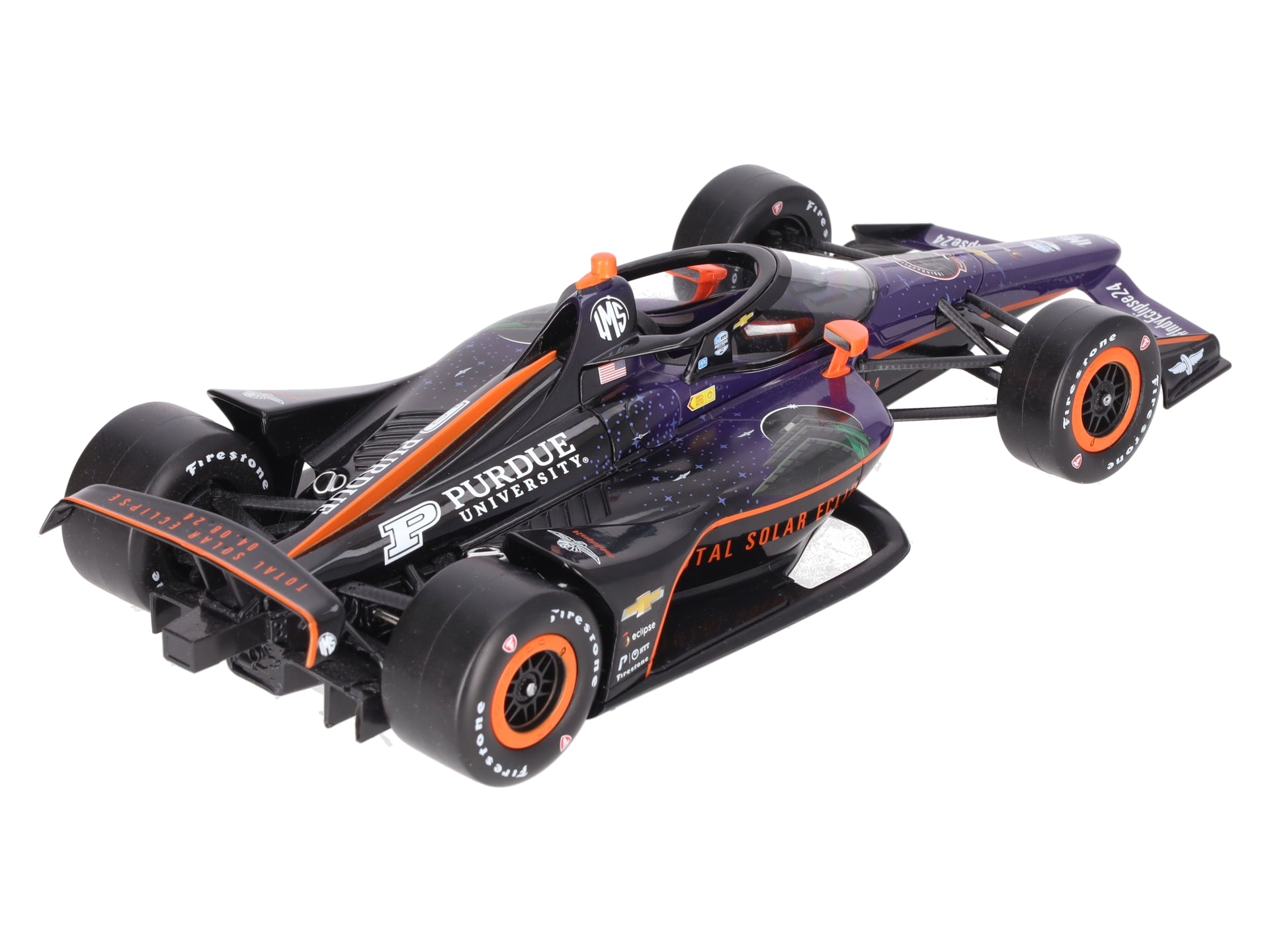 Greenlight Collectibles 1:18 2024 IMS Total Solar Eclipse Special Edition Car LN/Box