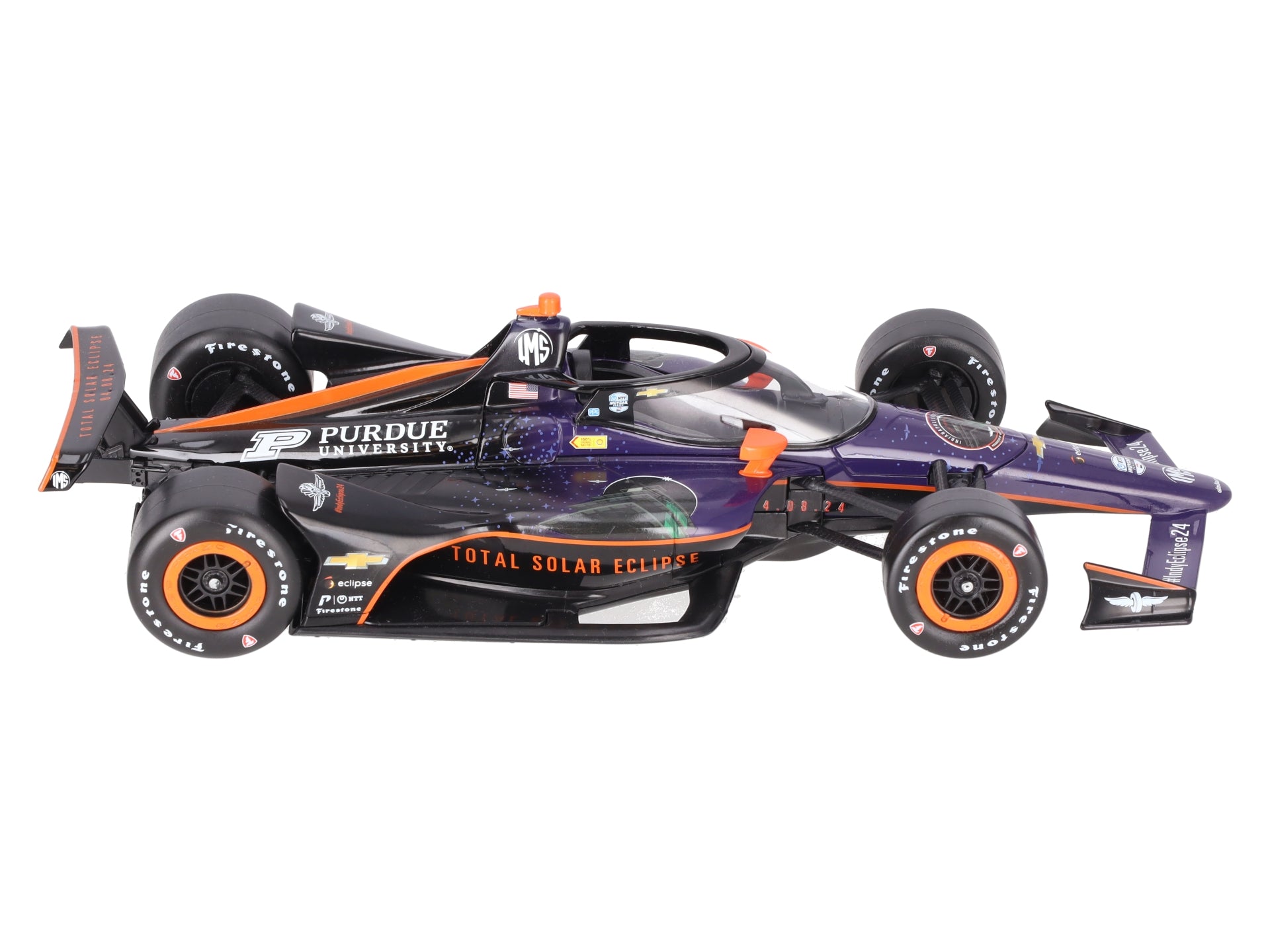 Greenlight Collectibles 1:18 2024 IMS Total Solar Eclipse Special Edition Car LN/Box