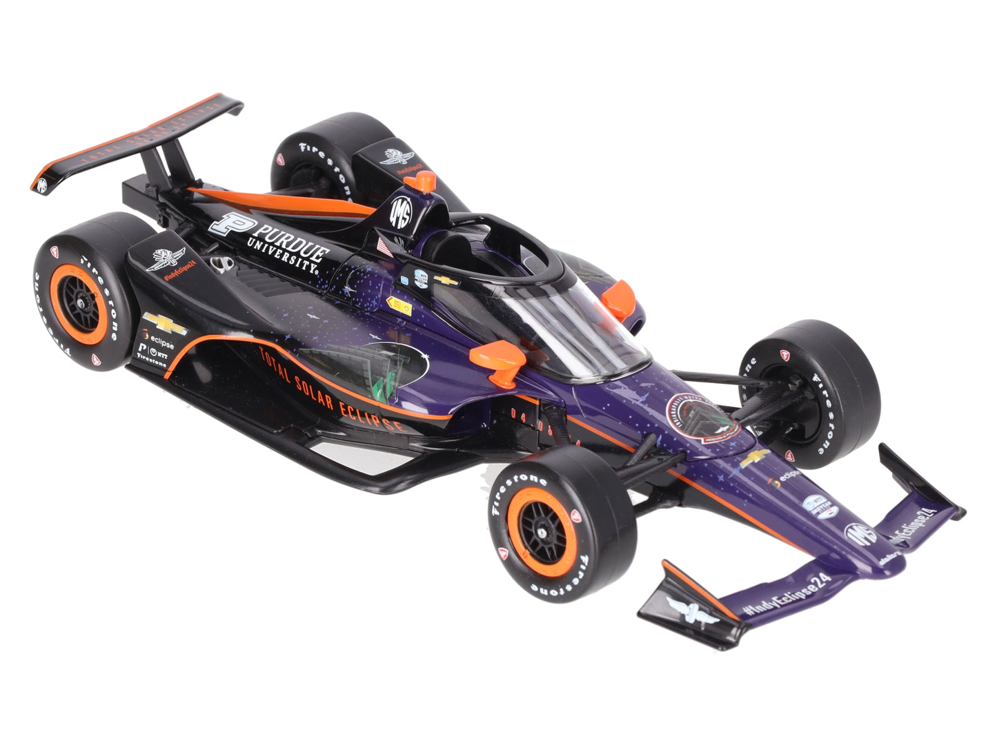 Greenlight Collectibles 1:18 2024 IMS Total Solar Eclipse Special Edition Car LN/Box