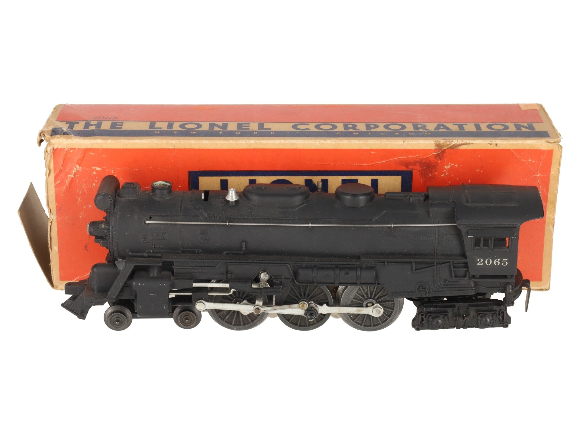 Lionel 2065 Vintage O 4-6-4 Small Hudson Steam Locomotive EX/Box