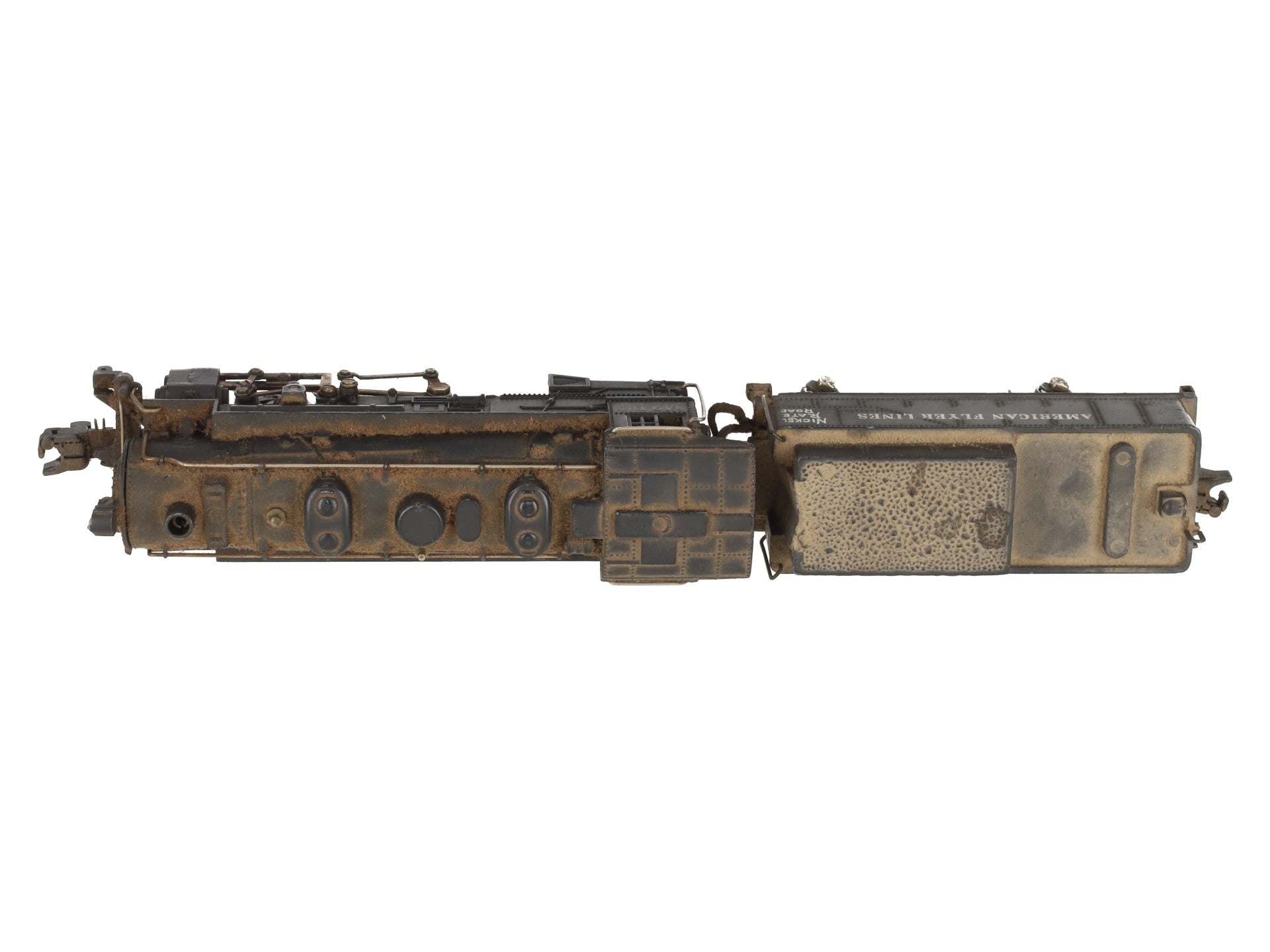 American Flyer 342DC Vintage S NKP 0-8-0 Die-Cast Steam Switcher VG