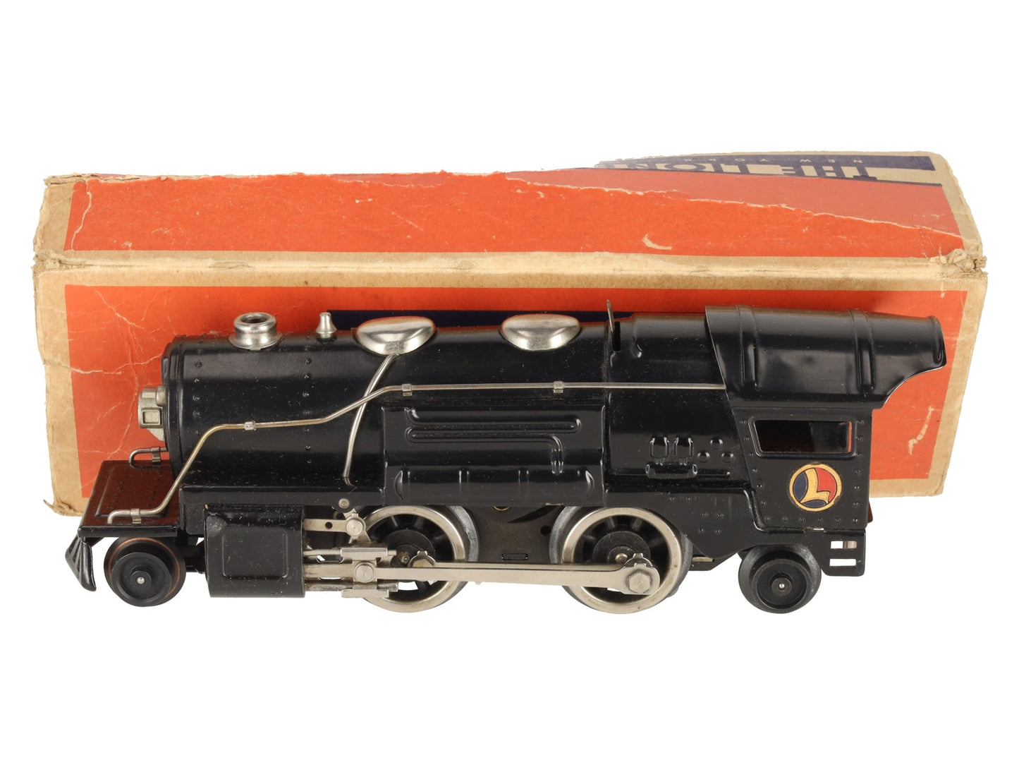 Lionel 259E Vintage O Prewar 2-4-2 Streamlined Steam Locomotive EX/Box